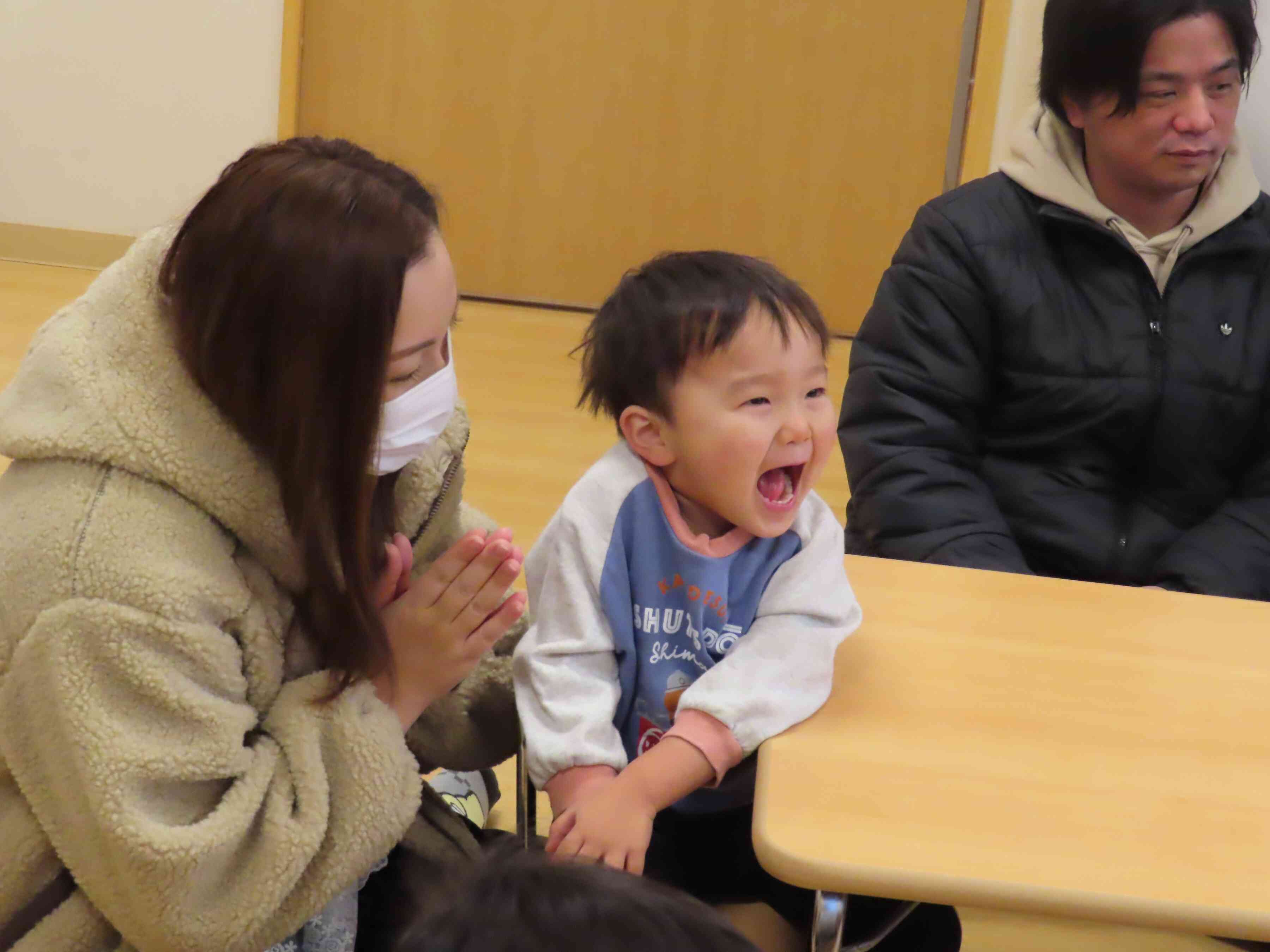 お返事も元気にできました。