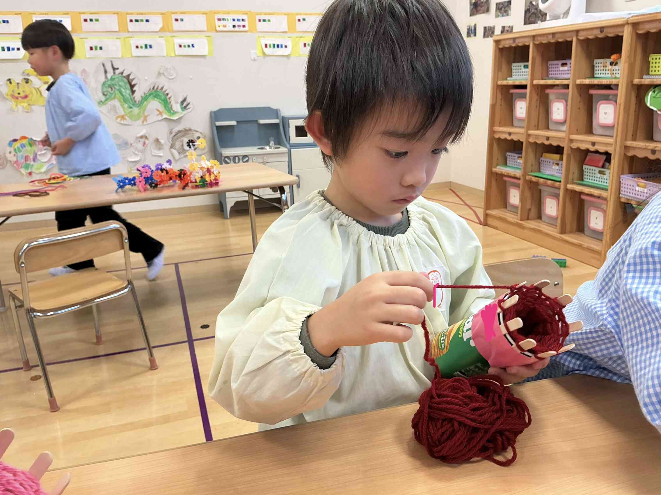 マフラー作り！