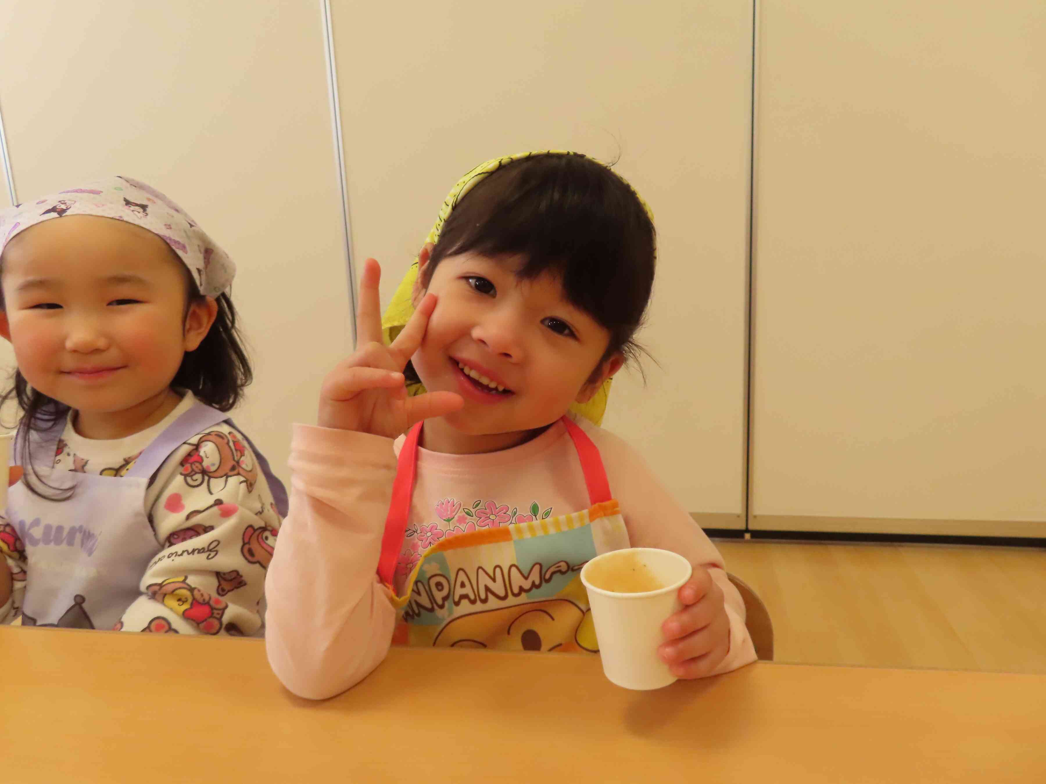 スムージー作りを楽しみました！