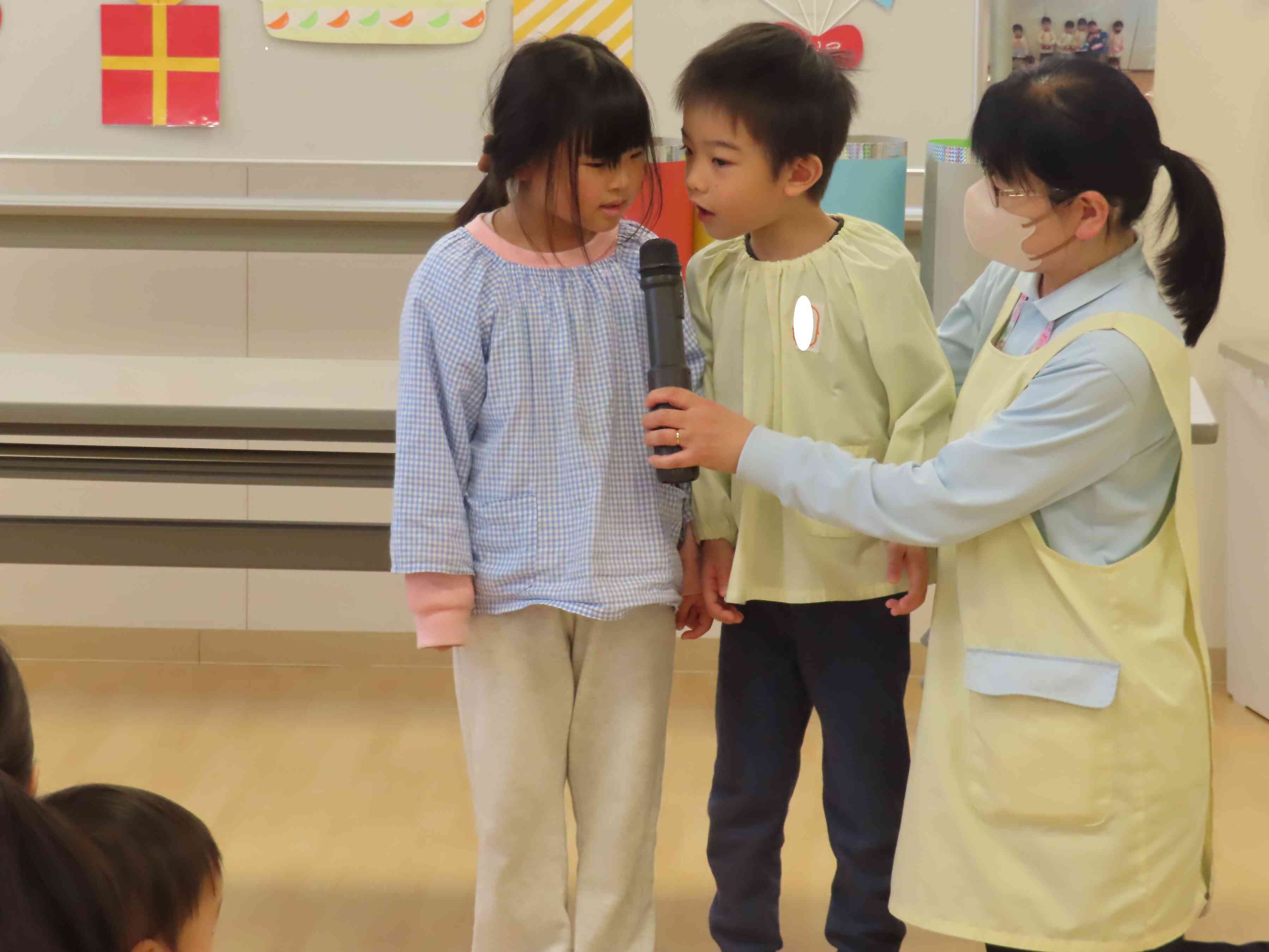 おわりのことばがんばりました