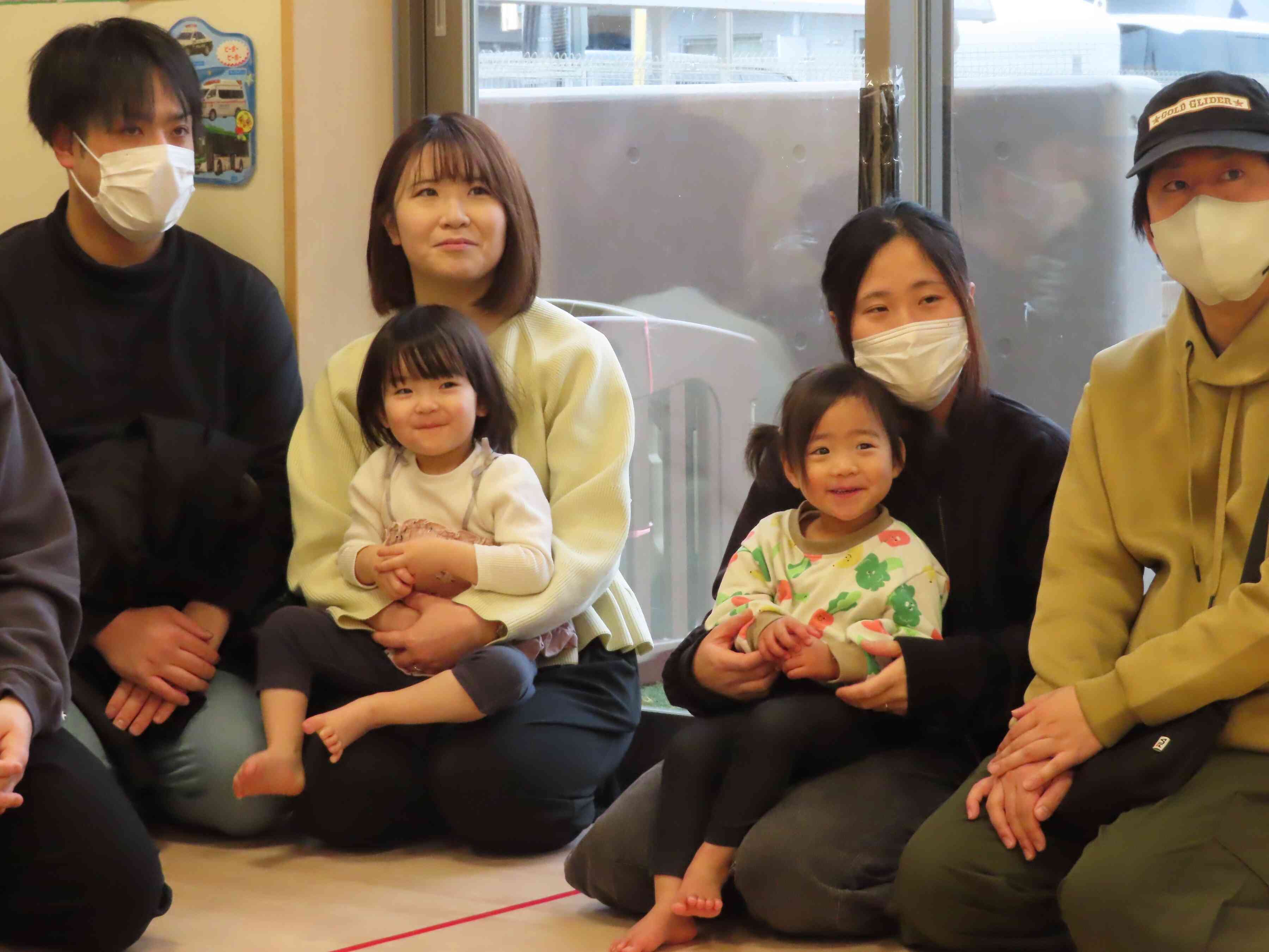 今日は大好きなママやパパと一緒です！