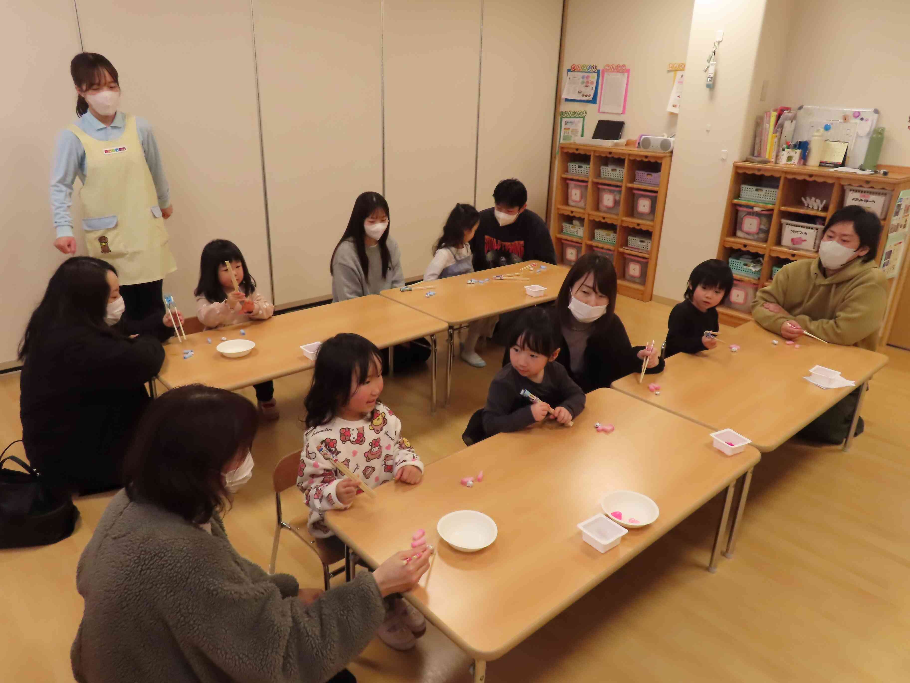 2月りすぐみ(3歳児)の様子