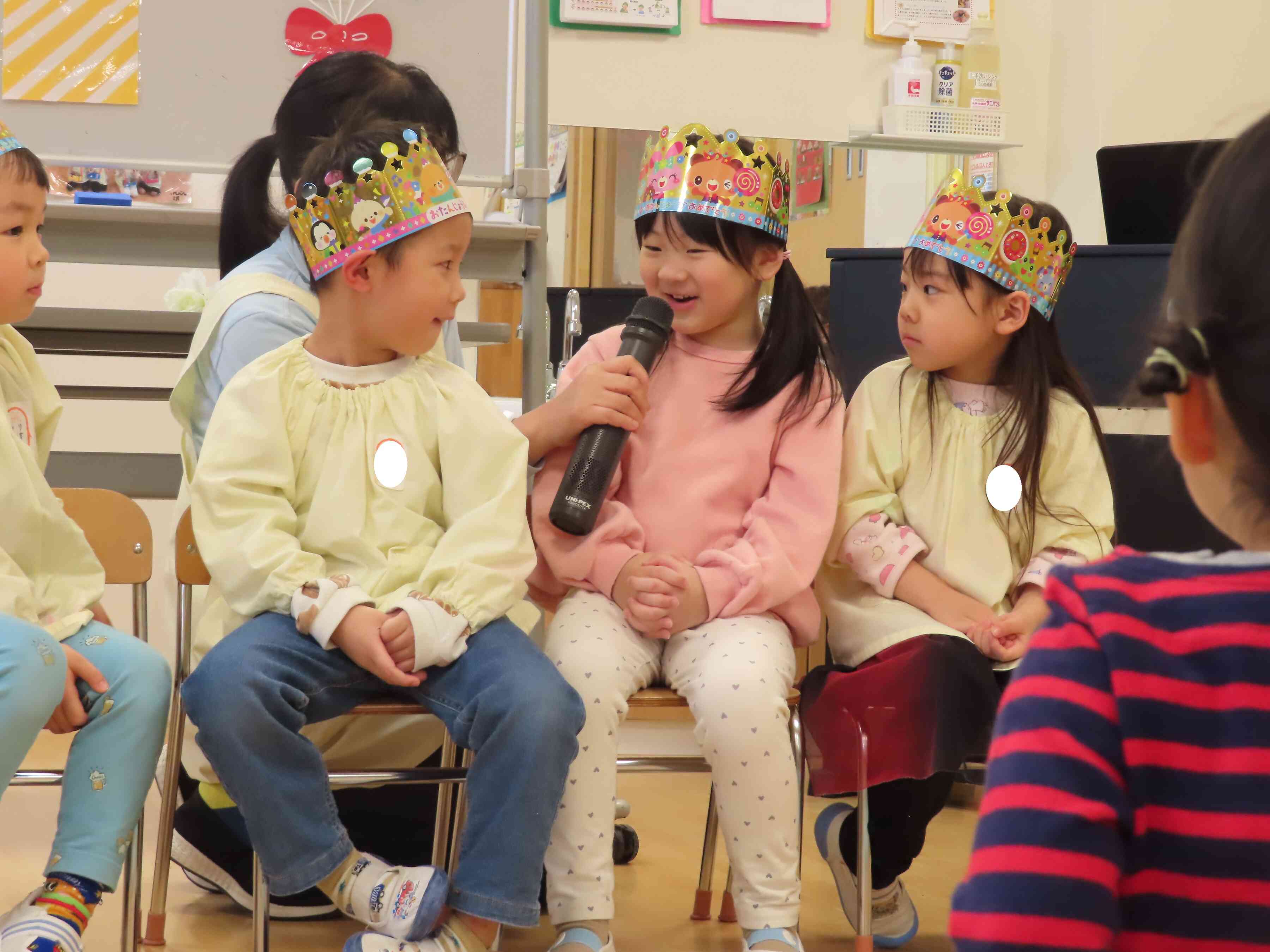 インタビュー上手に言えました。