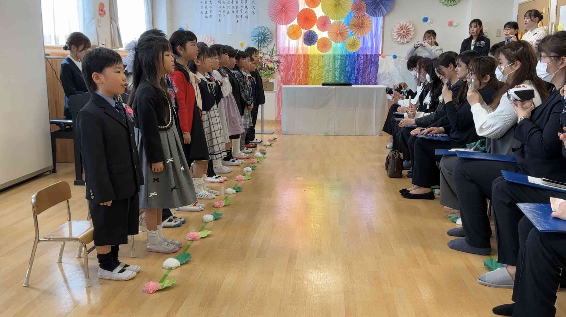 素敵だったね。卒園式。