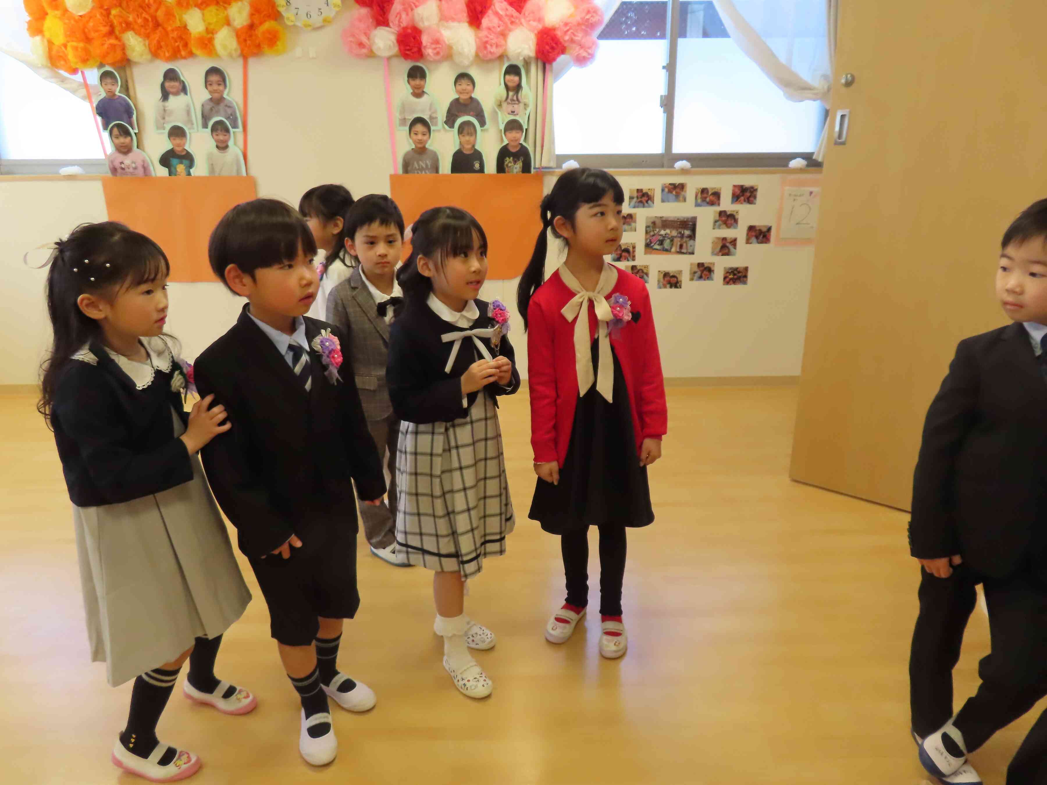 卒園式前のひと時