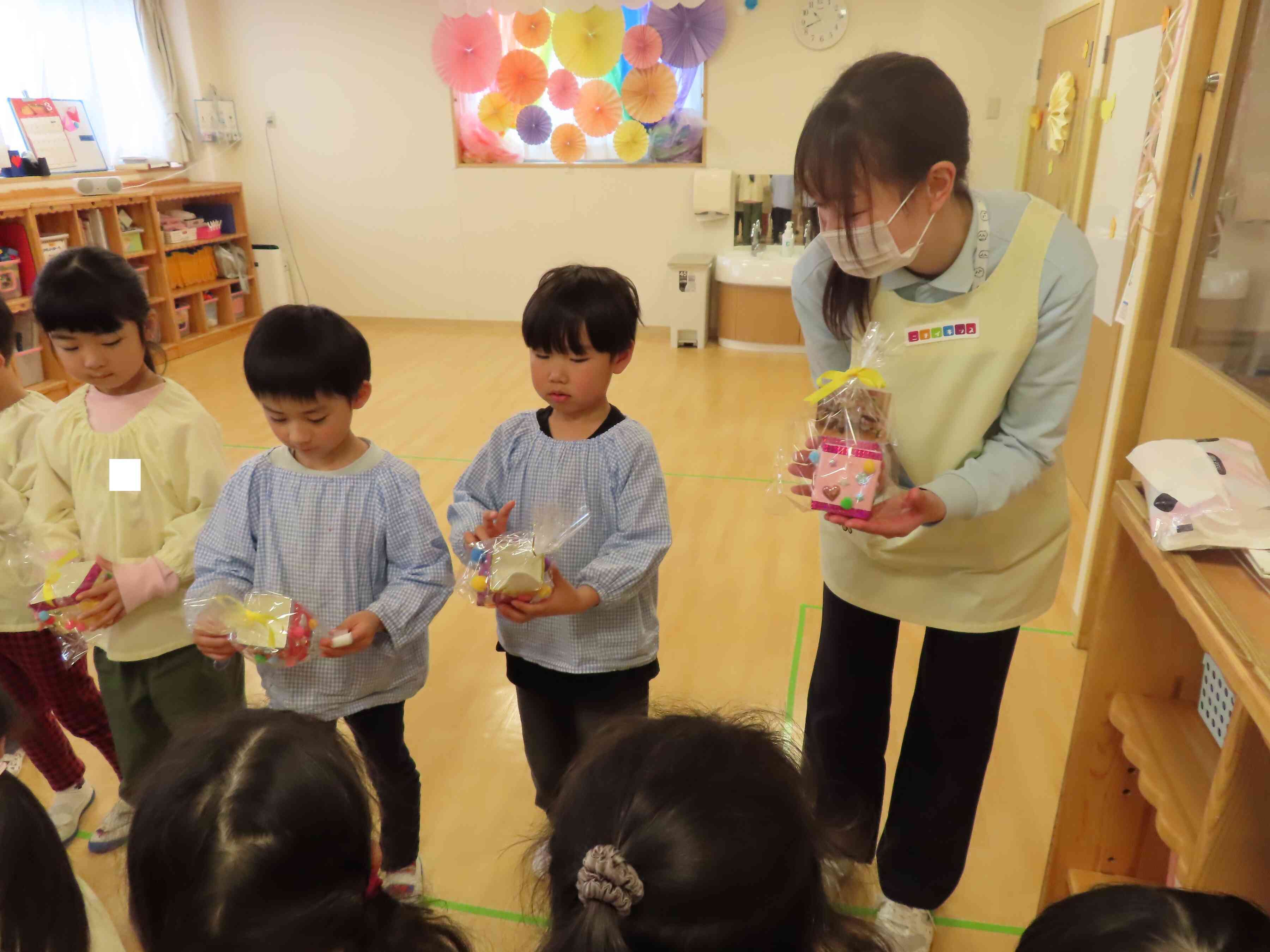 小学校へ行っても頑張ってね。