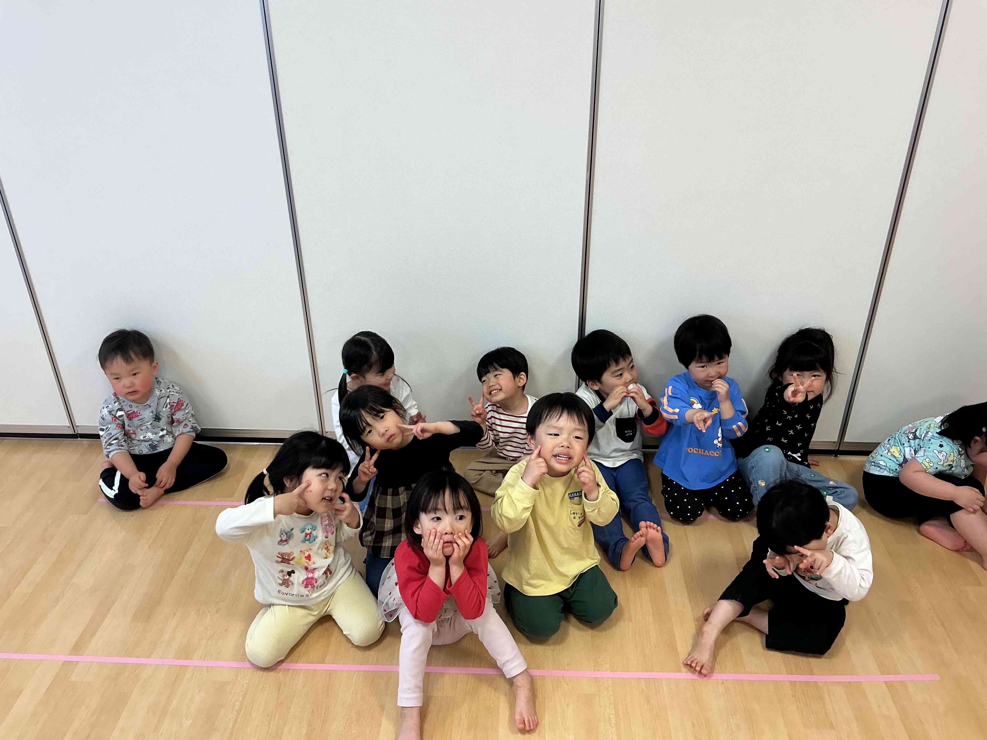 りす組（3歳児）4月の様子です！