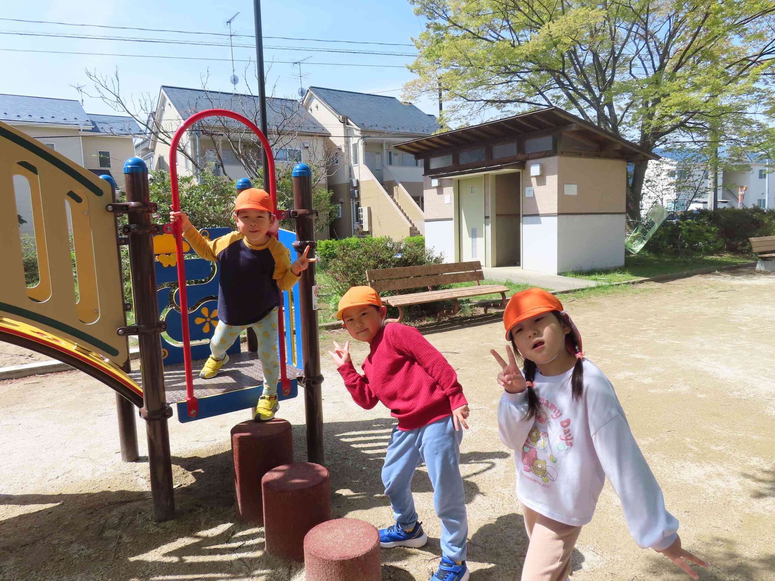 きりんぐみ（５歳児）4月の様子
