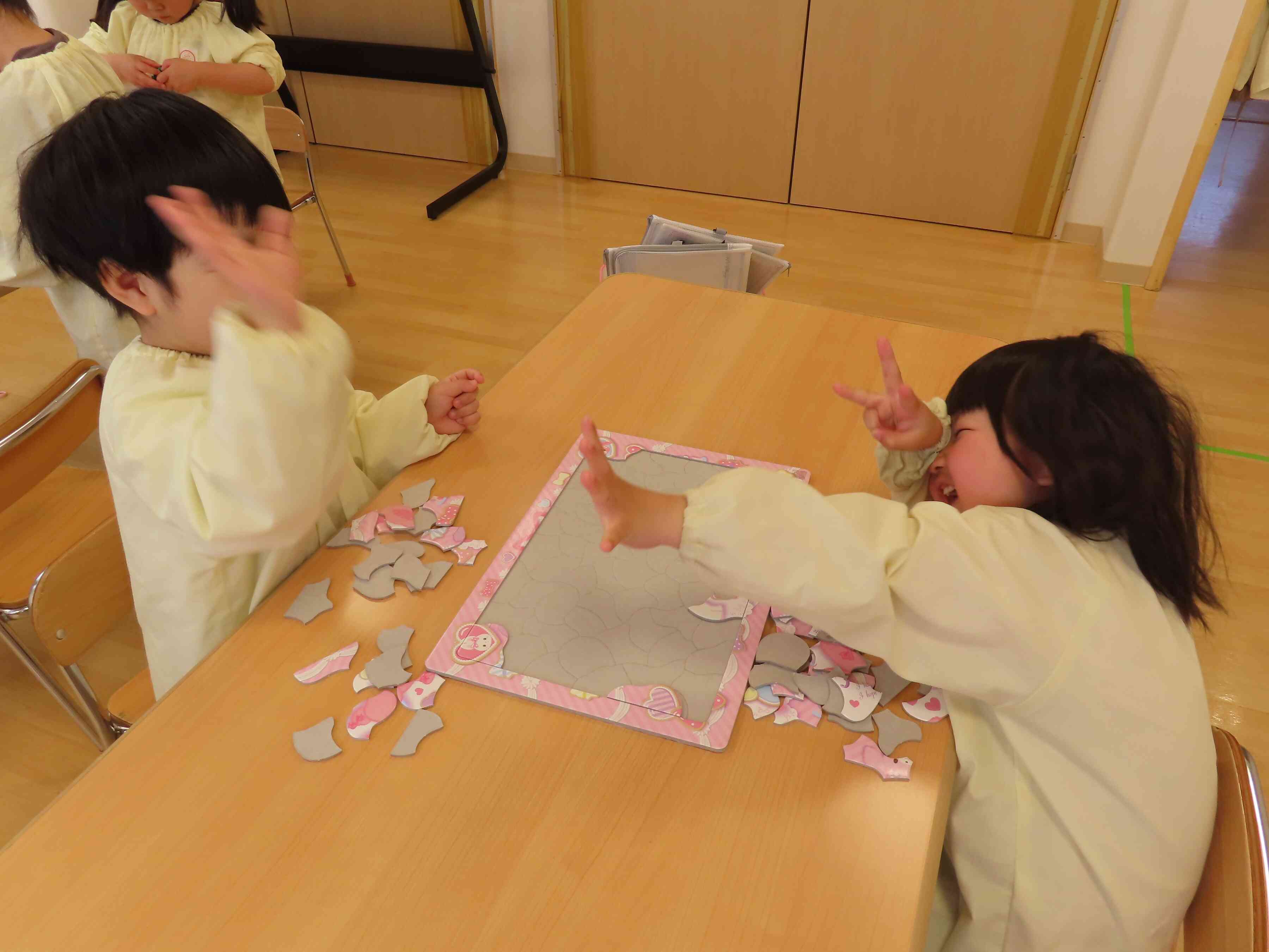 パズルを楽しみました