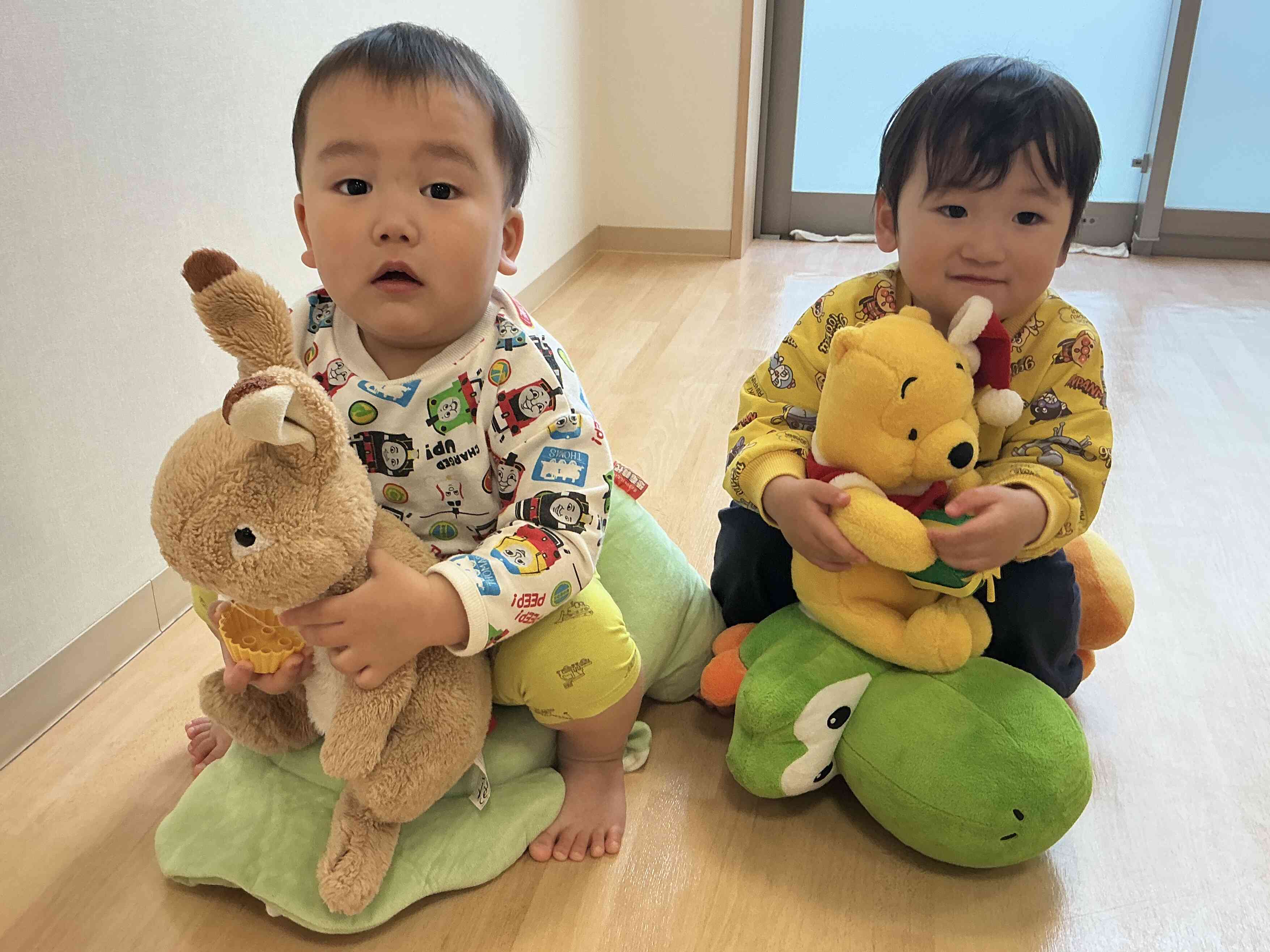 うさぎ組(2歳児)4月の様子