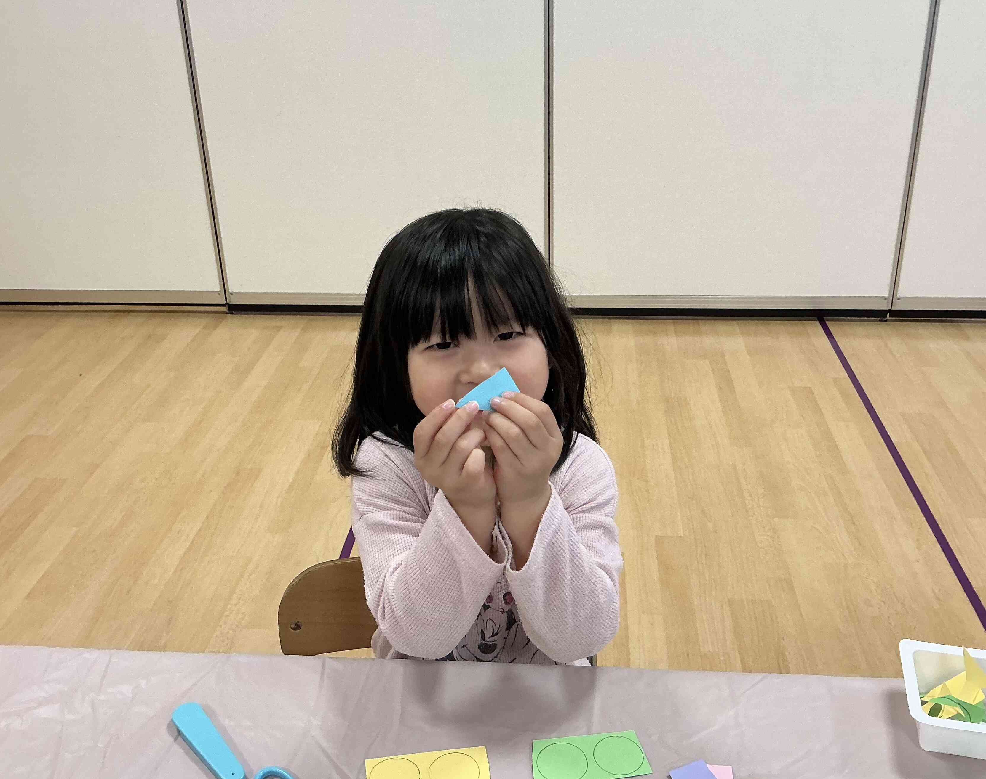 上手に切れたよ