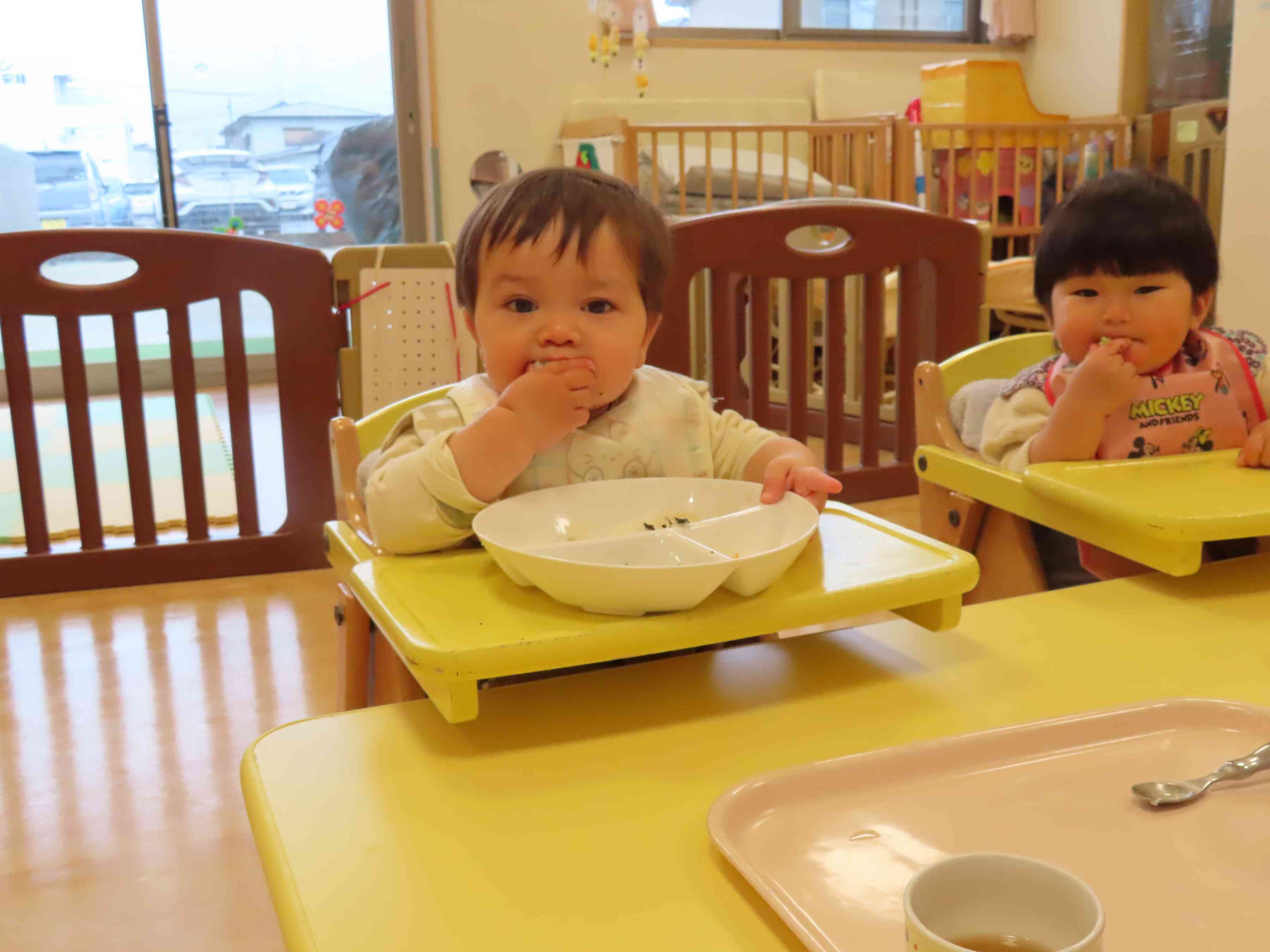 自分でいっぱい食べれるよ