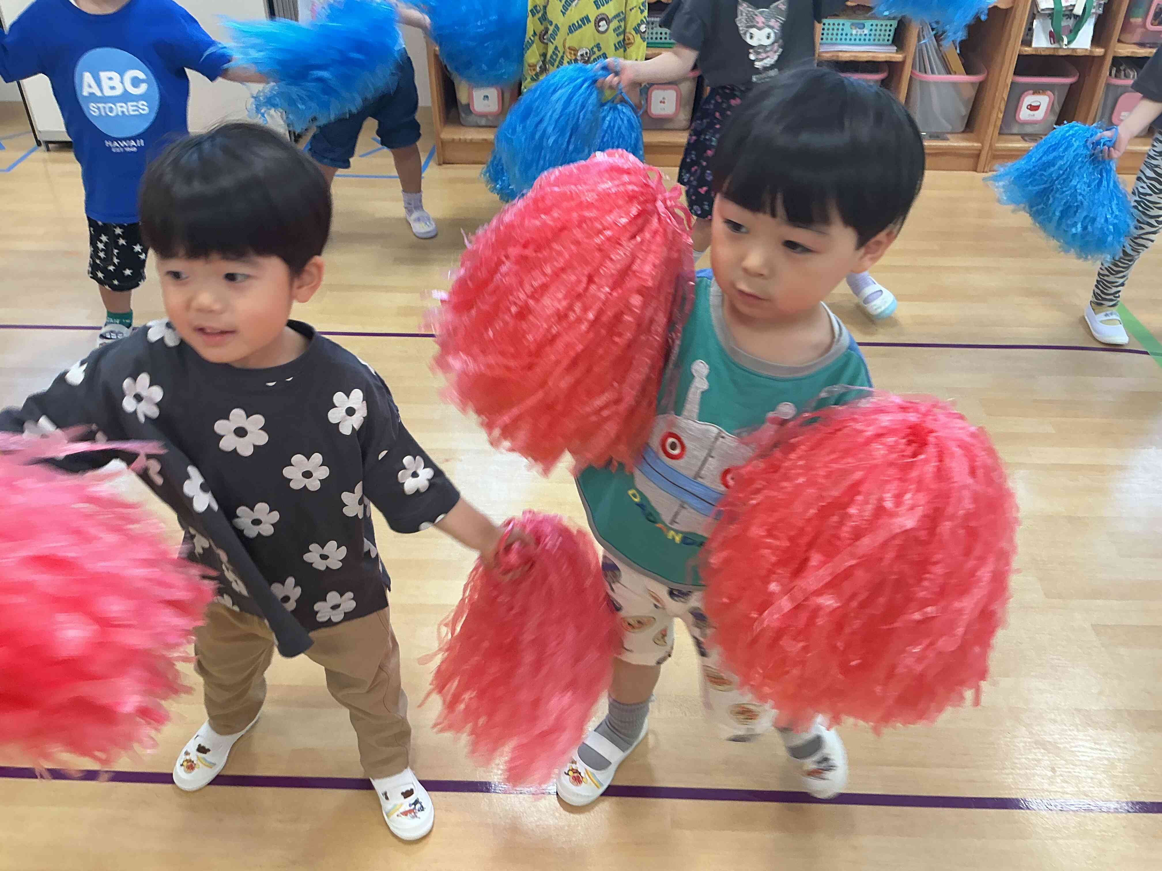 運動会の練習を頑張っています！
