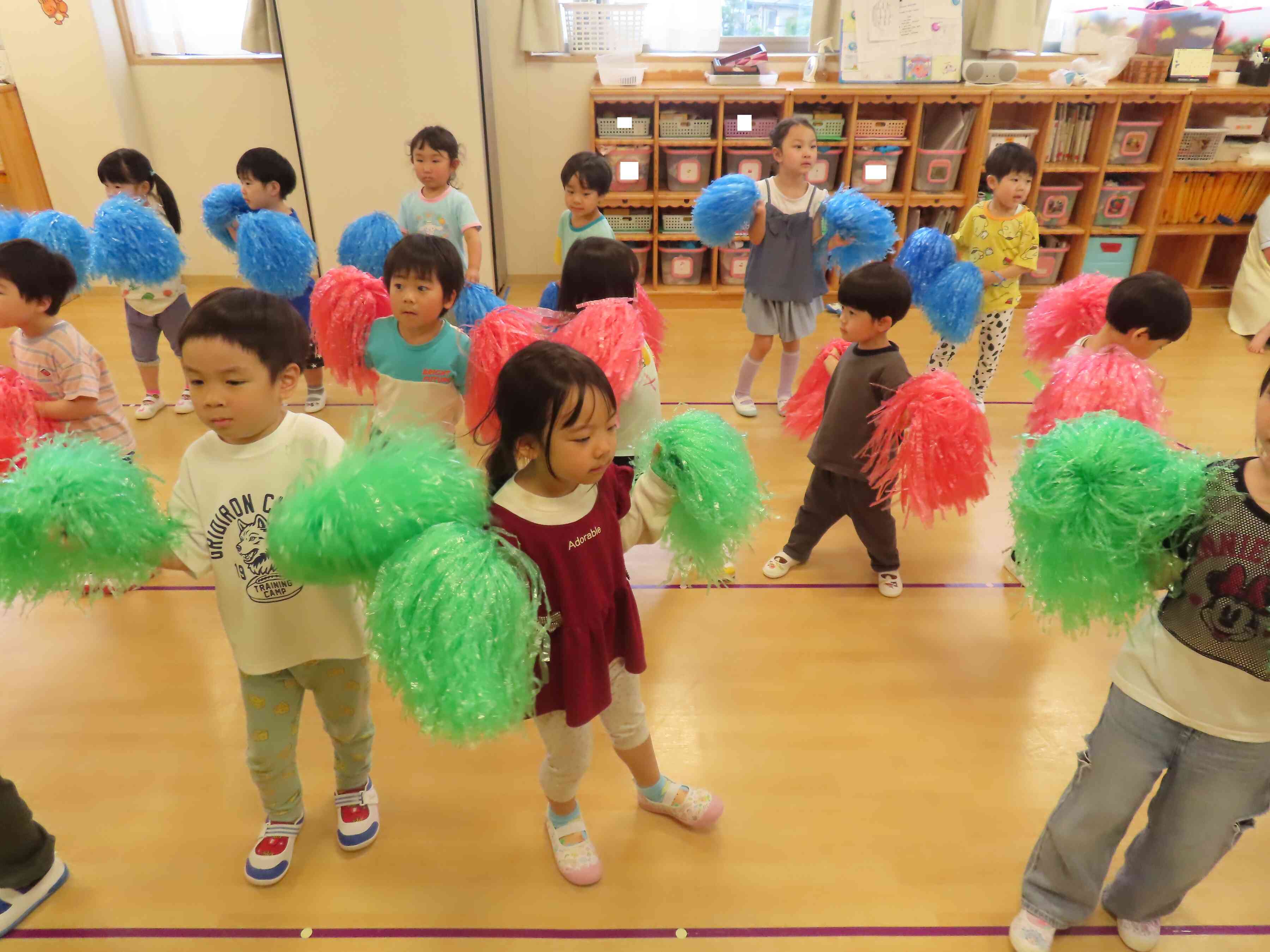 運動会予行練習