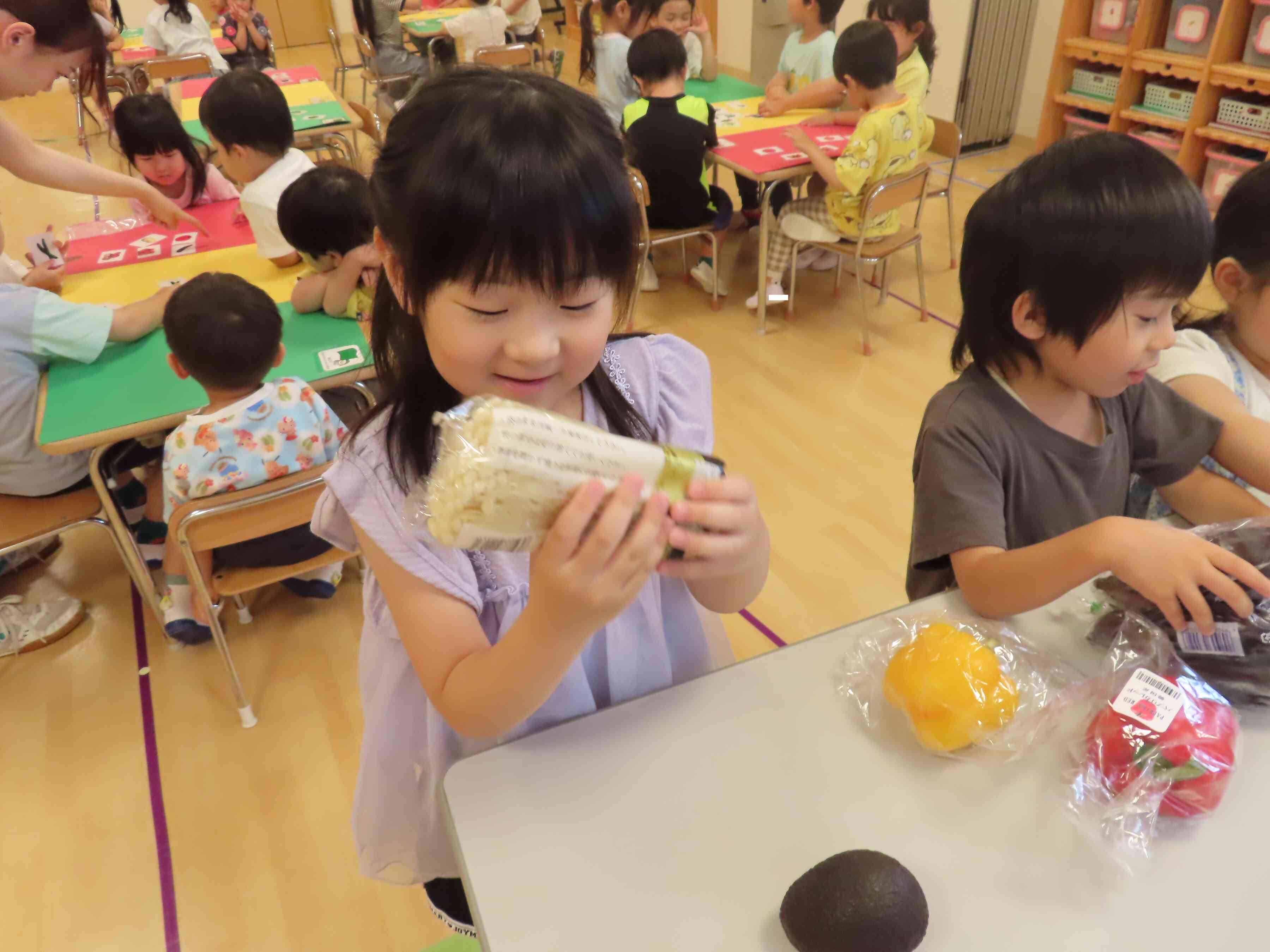 食育活動　野菜について