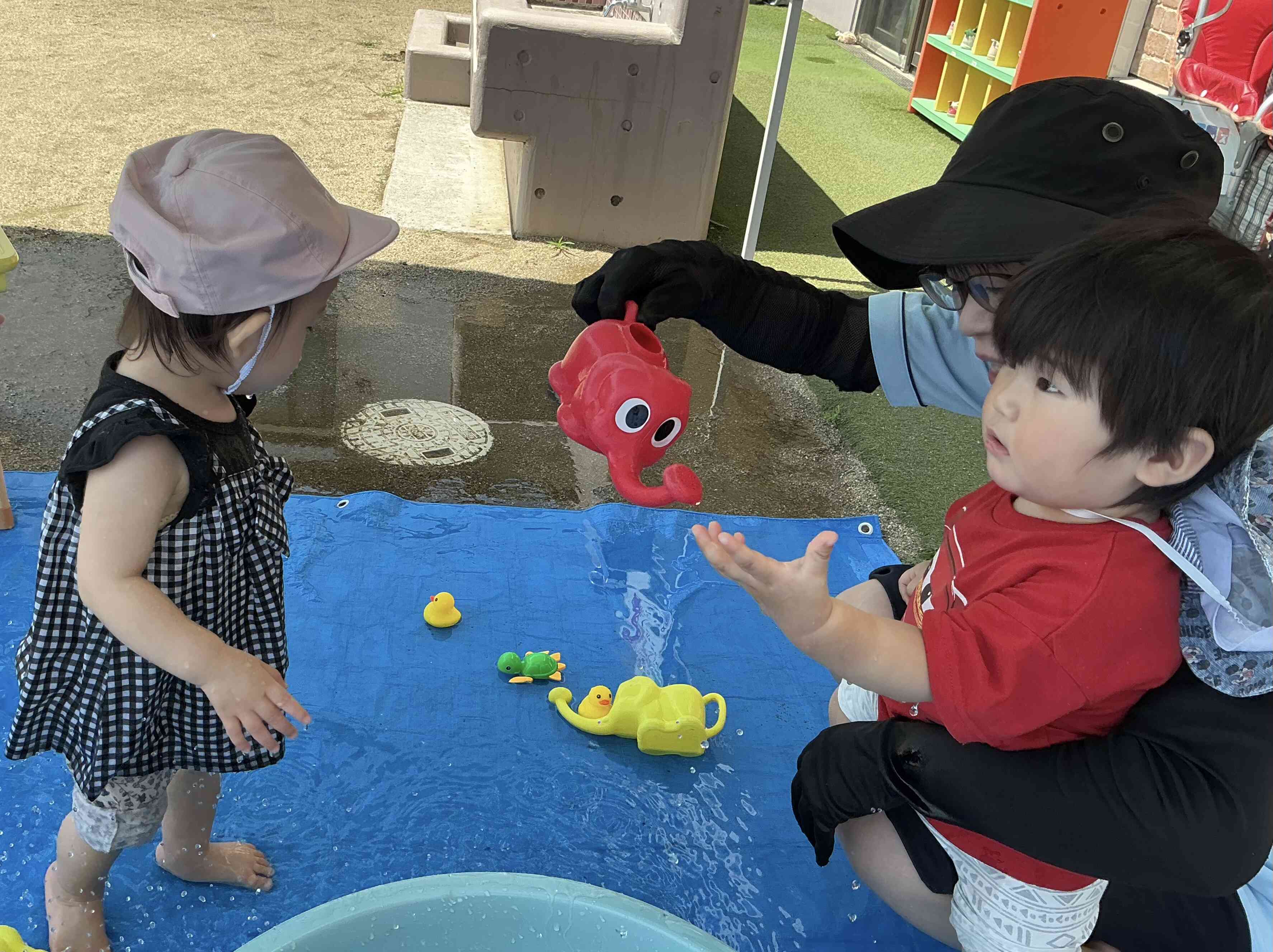 ひよこ組（0歳児）7月の様子