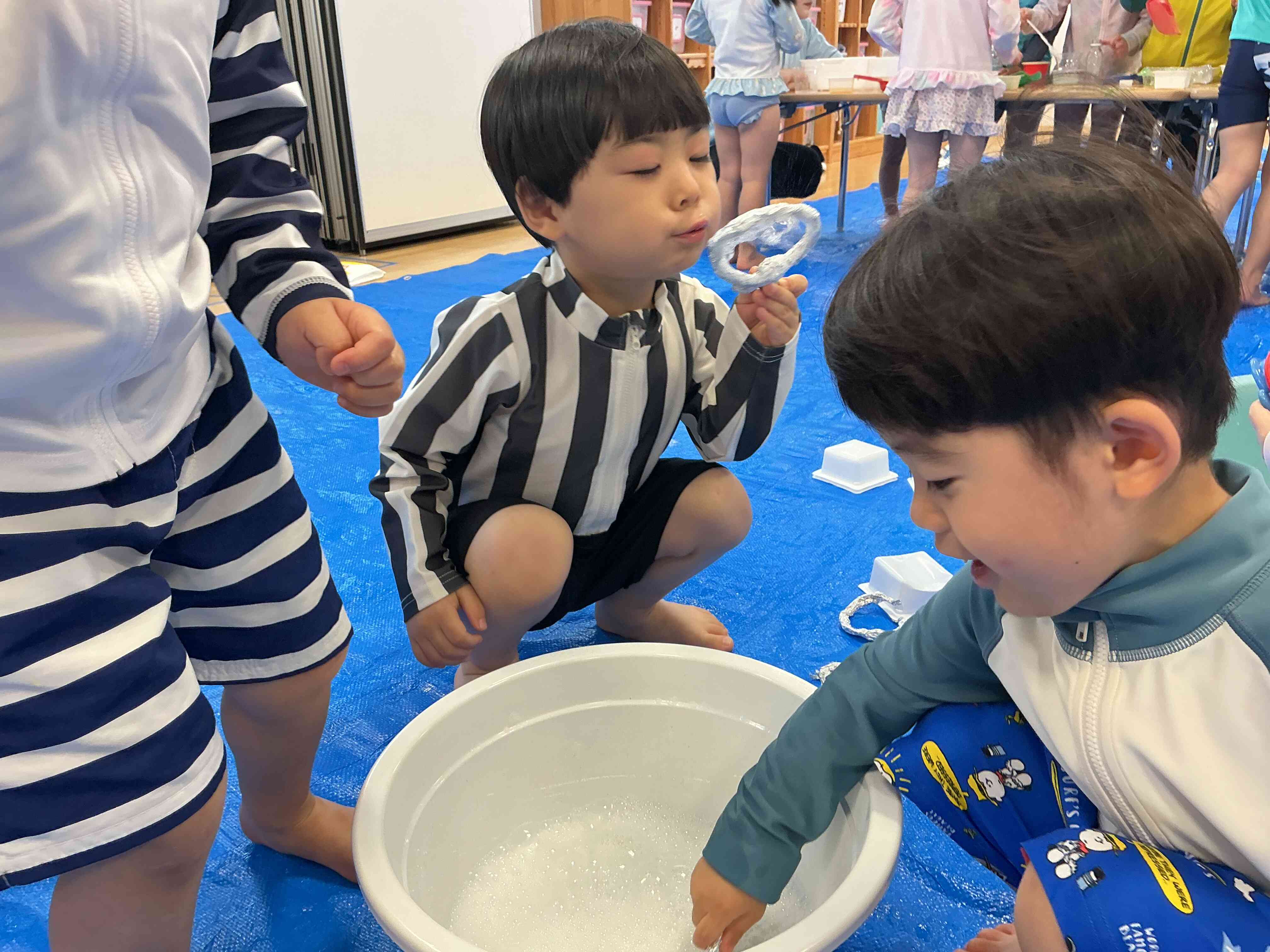 シャボン玉できるかな?