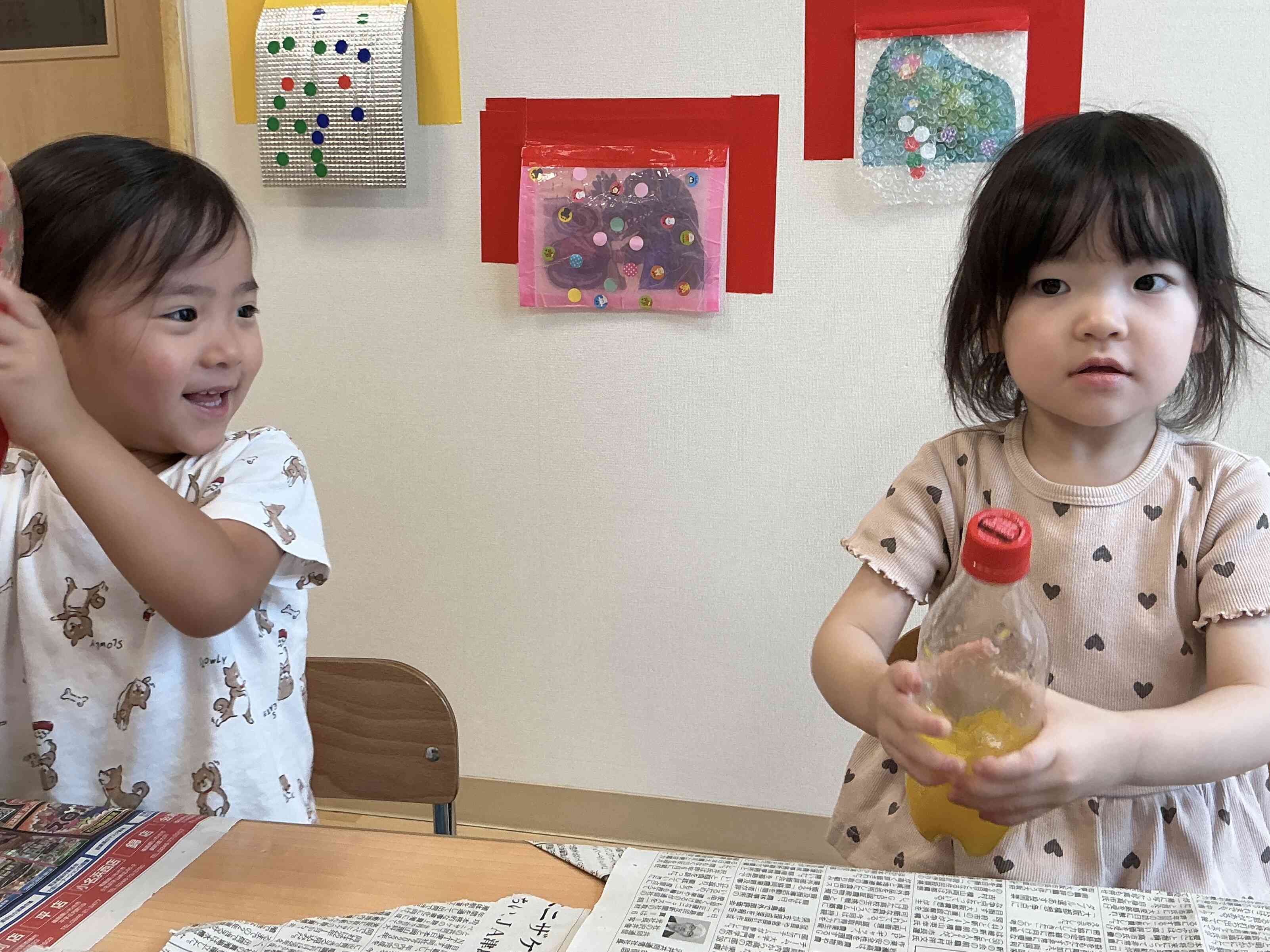 うさぎぐみ(2歳児)8月の様子