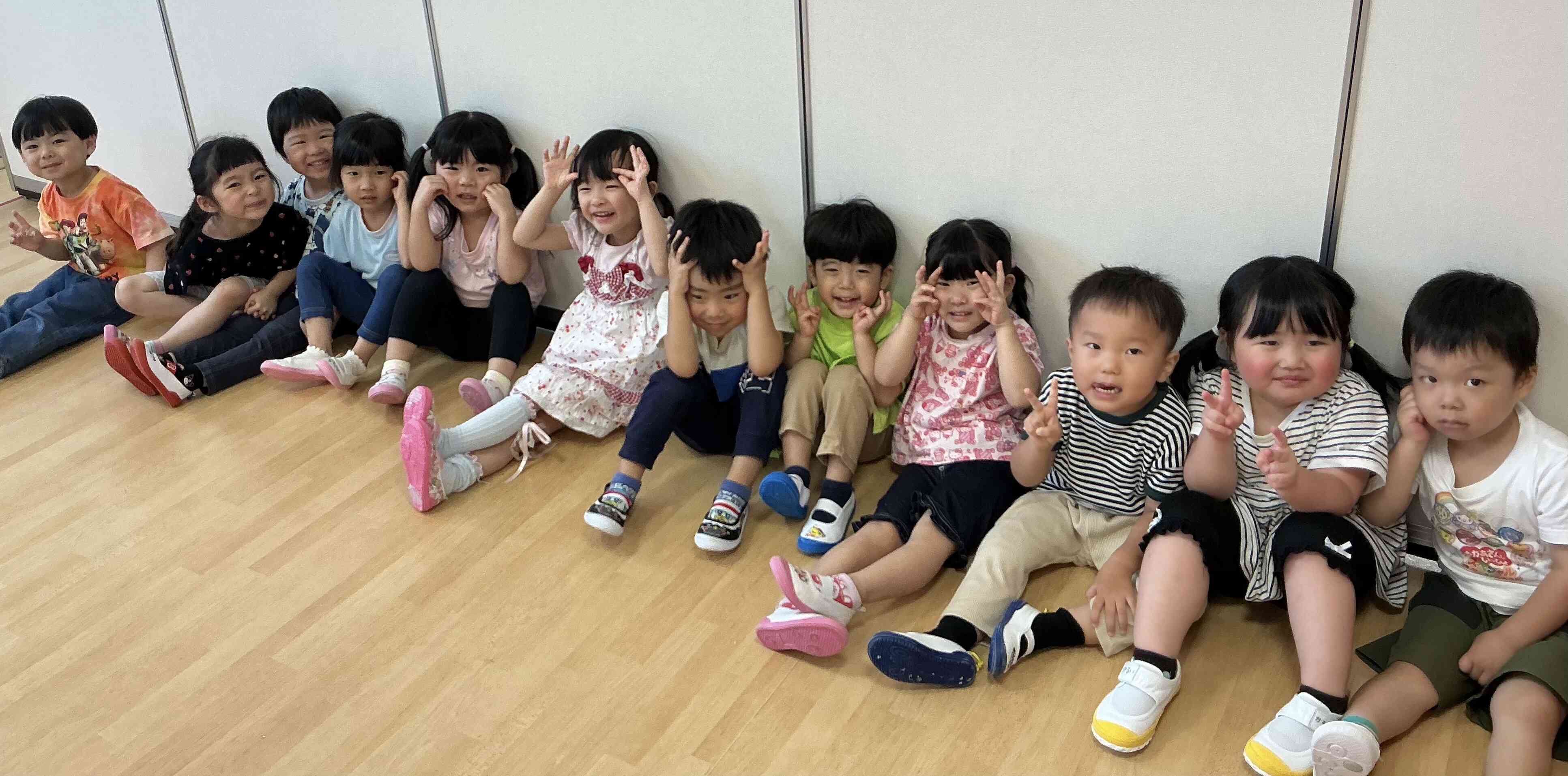 りす組（3歳児）の9月の様子