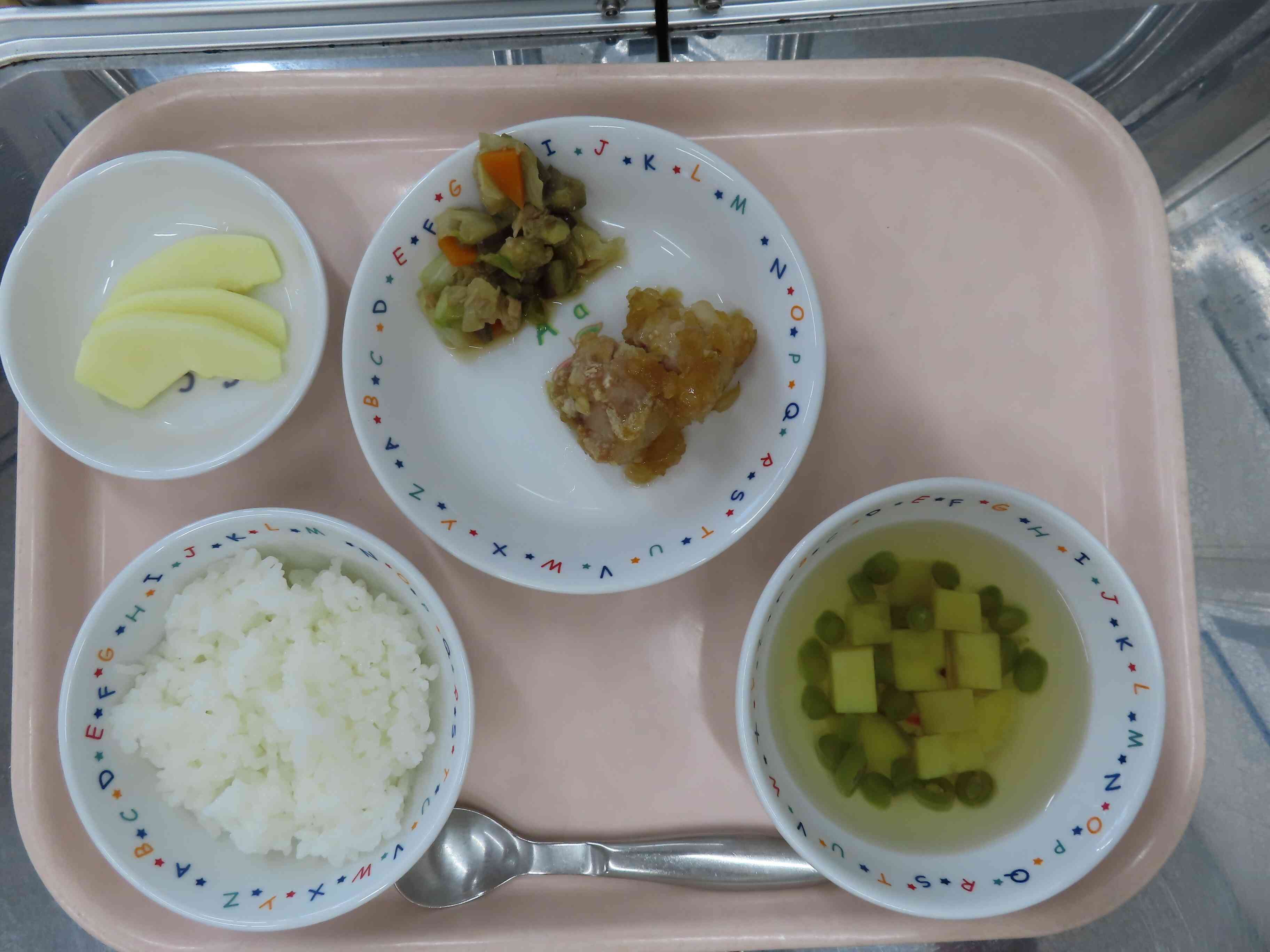 ９月２日のお給食