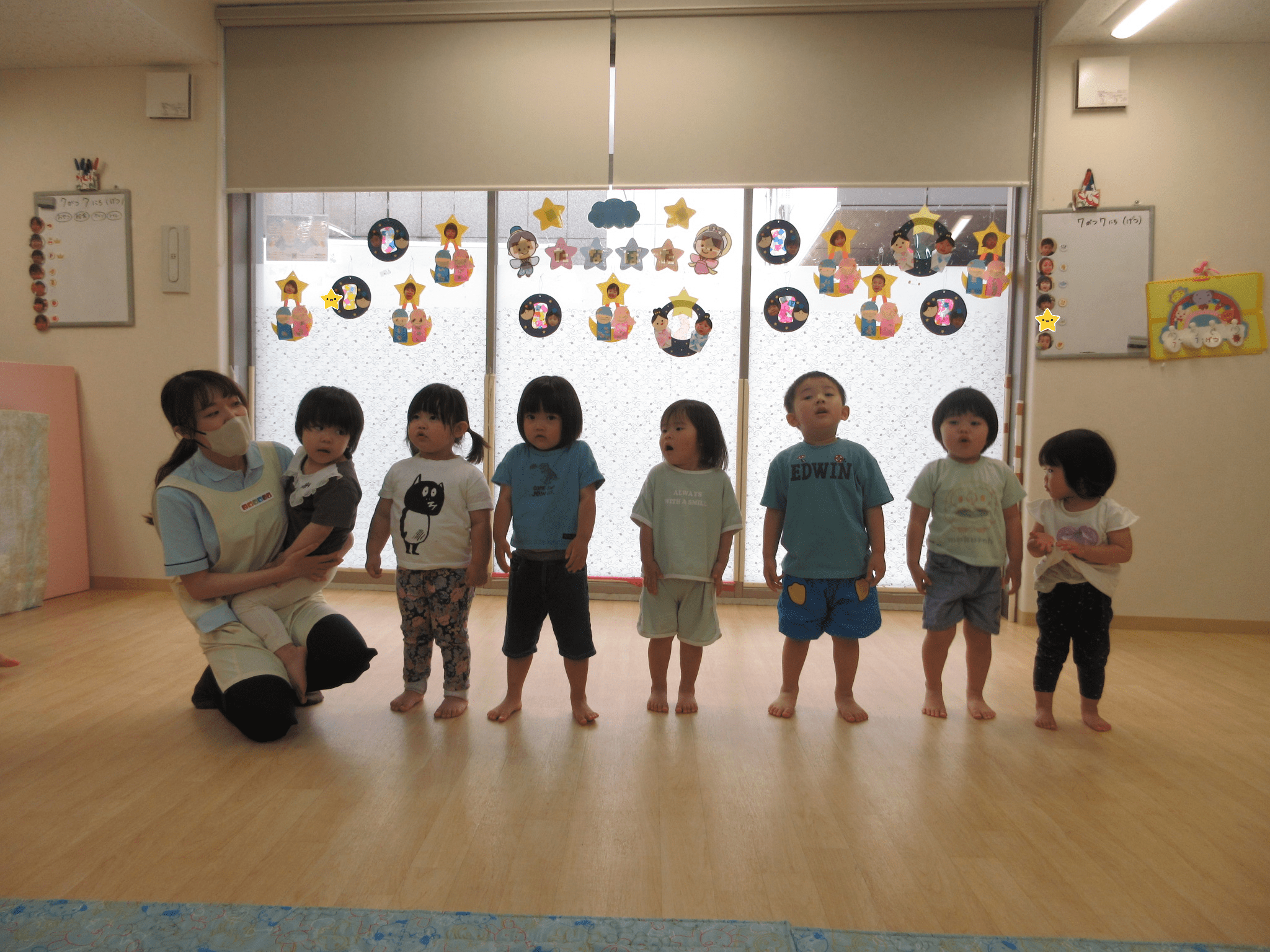 うさぎ組さんのご挨拶、とっても立派です♡