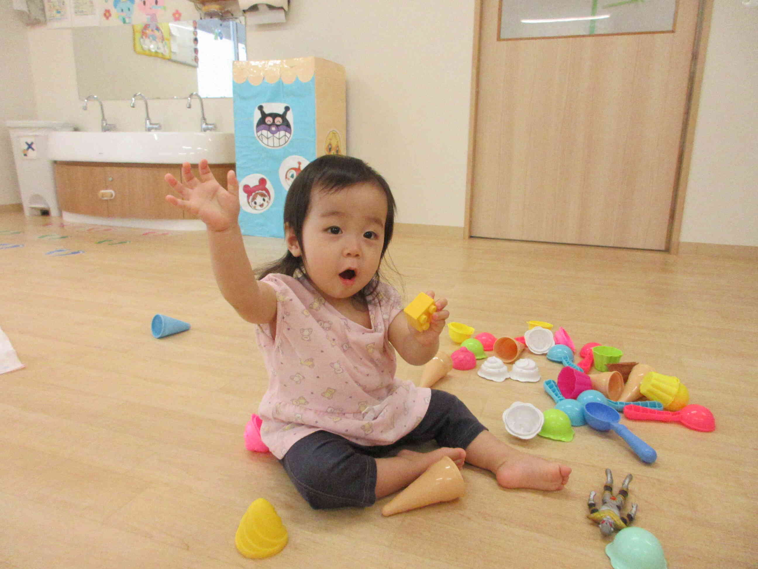 「はーい！」お返事や挨拶ができるようになったよ♬