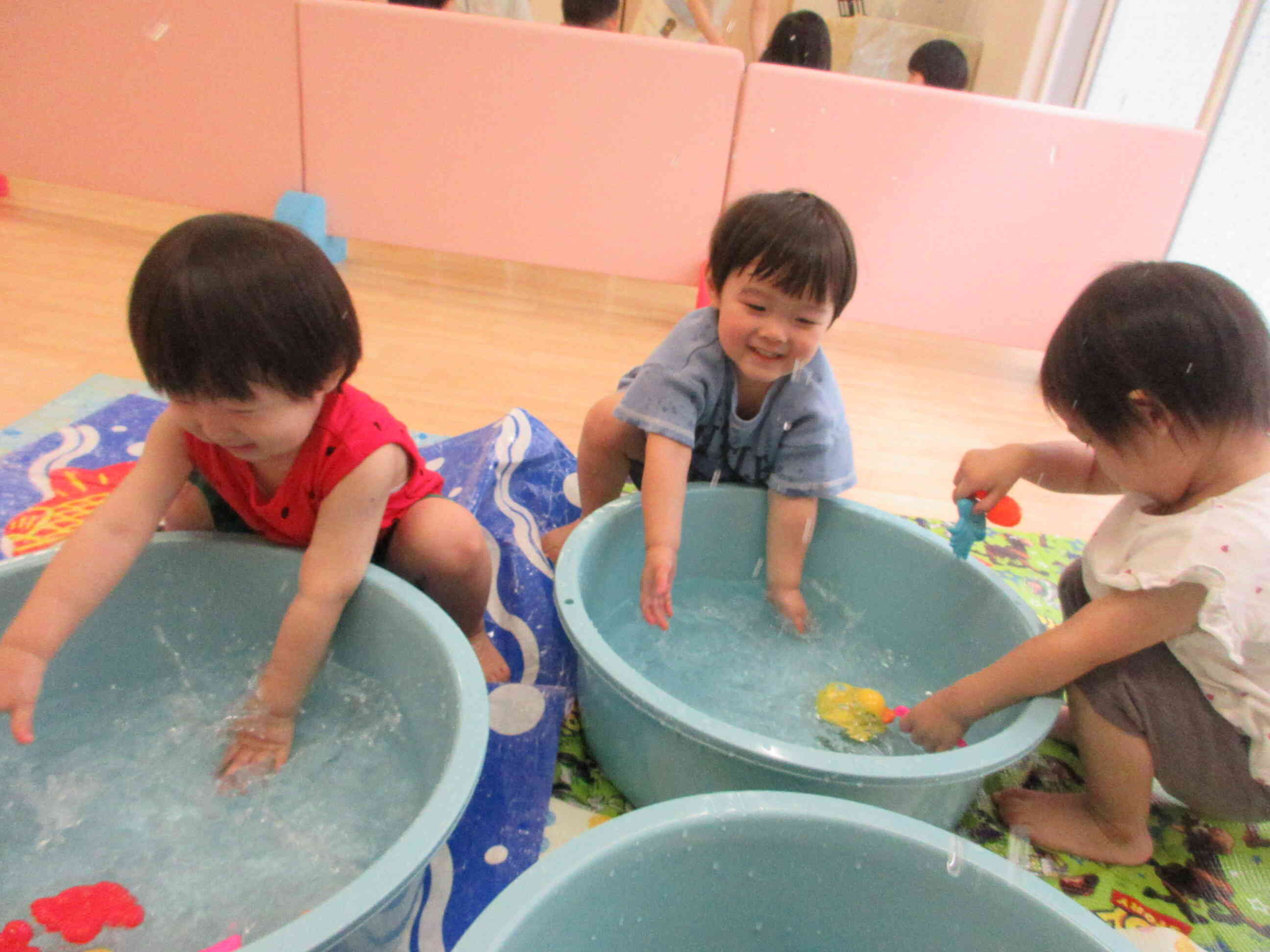 みんな大好きな水遊び！