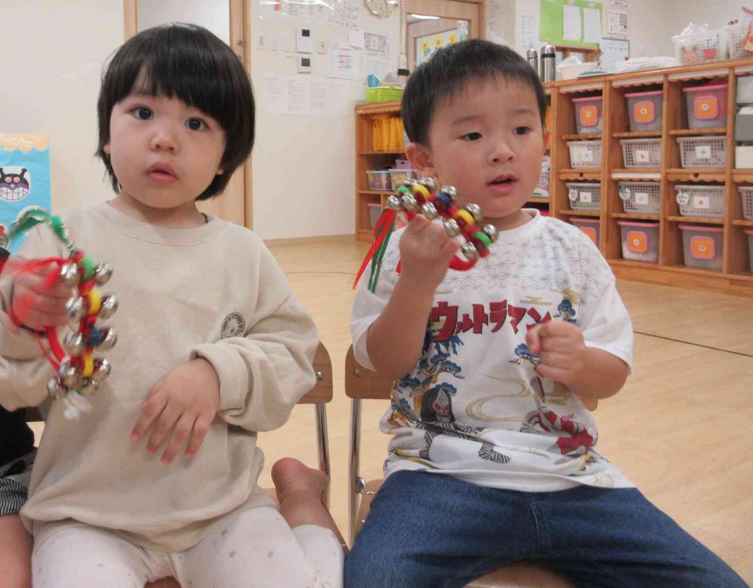 楽器遊びをしたよ!