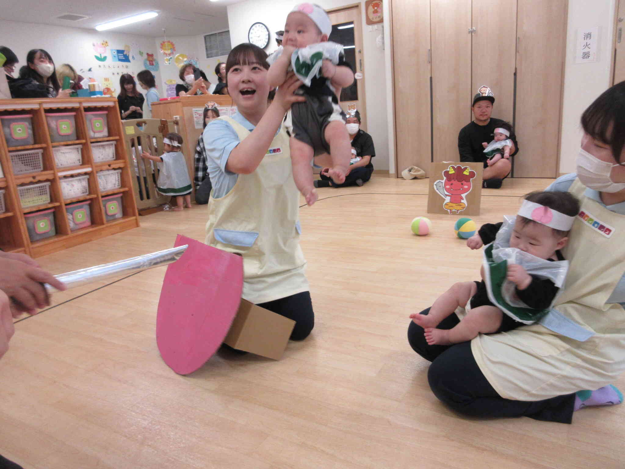 かわいい桃太郎さんたちが…♡