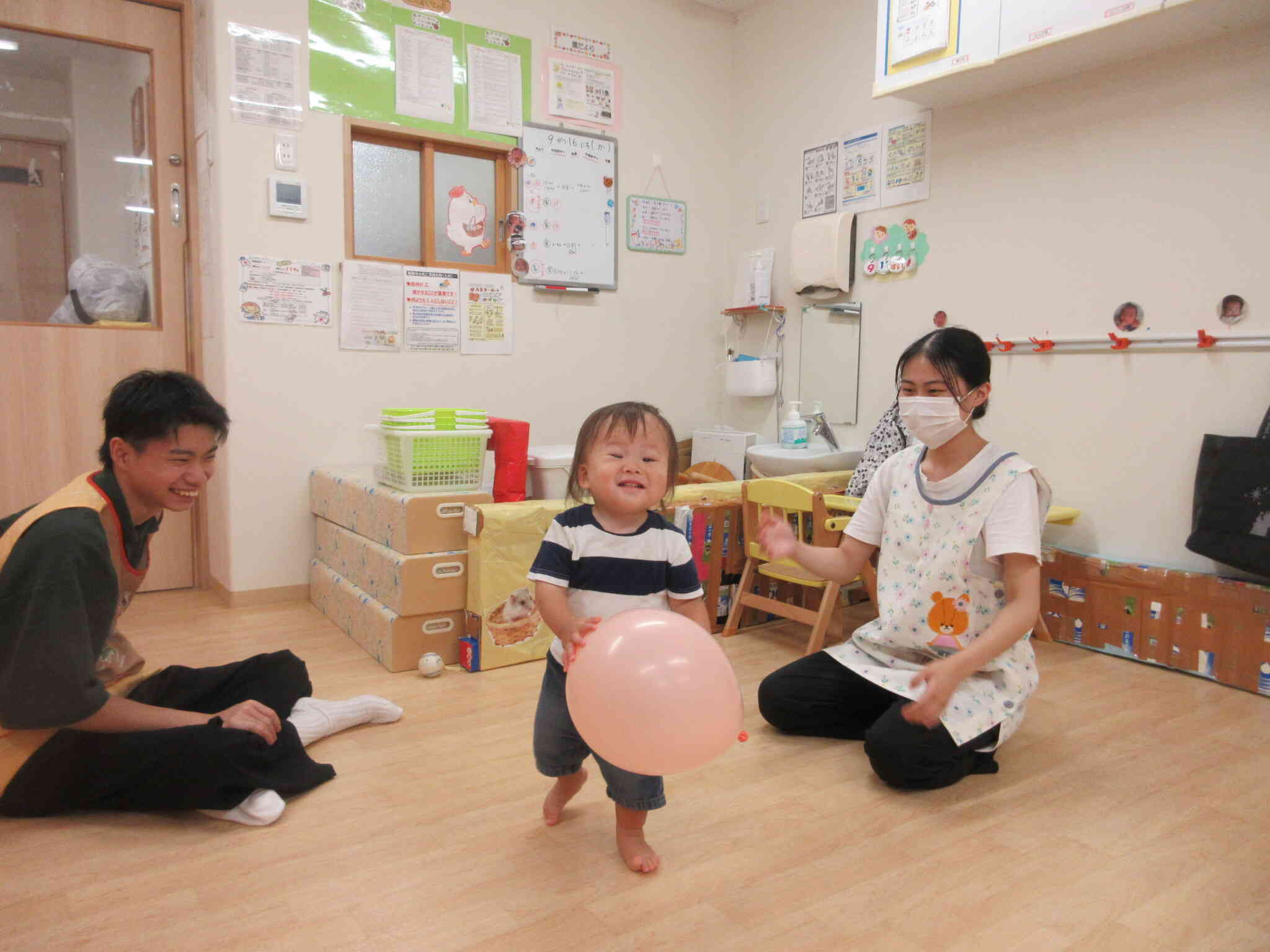 風船遊び、大好き！！