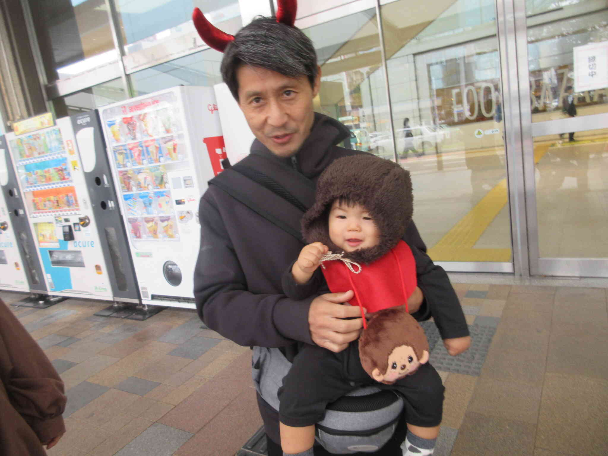 親子で仲良く仮装☆