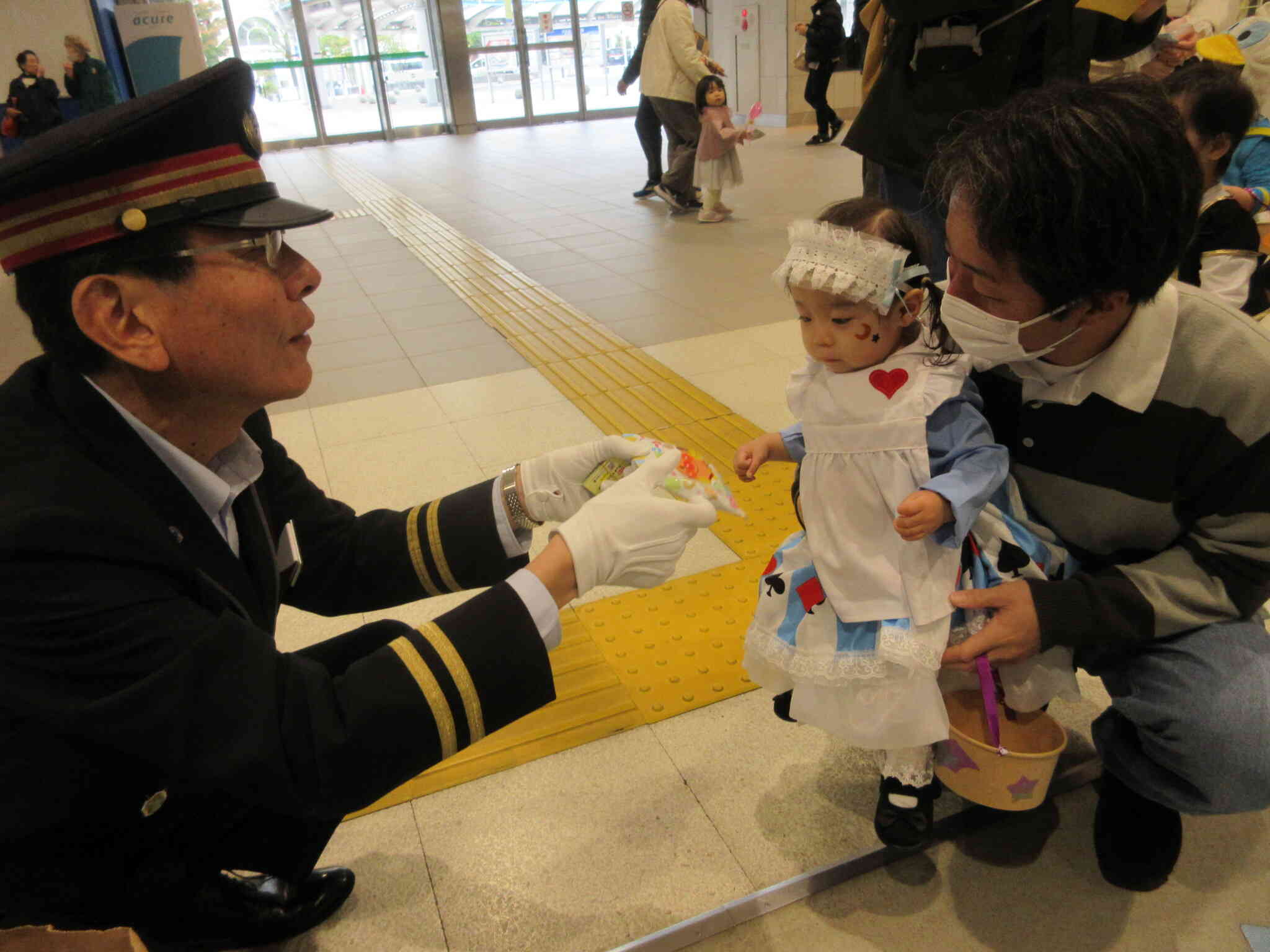 駅長さんありがとう♡