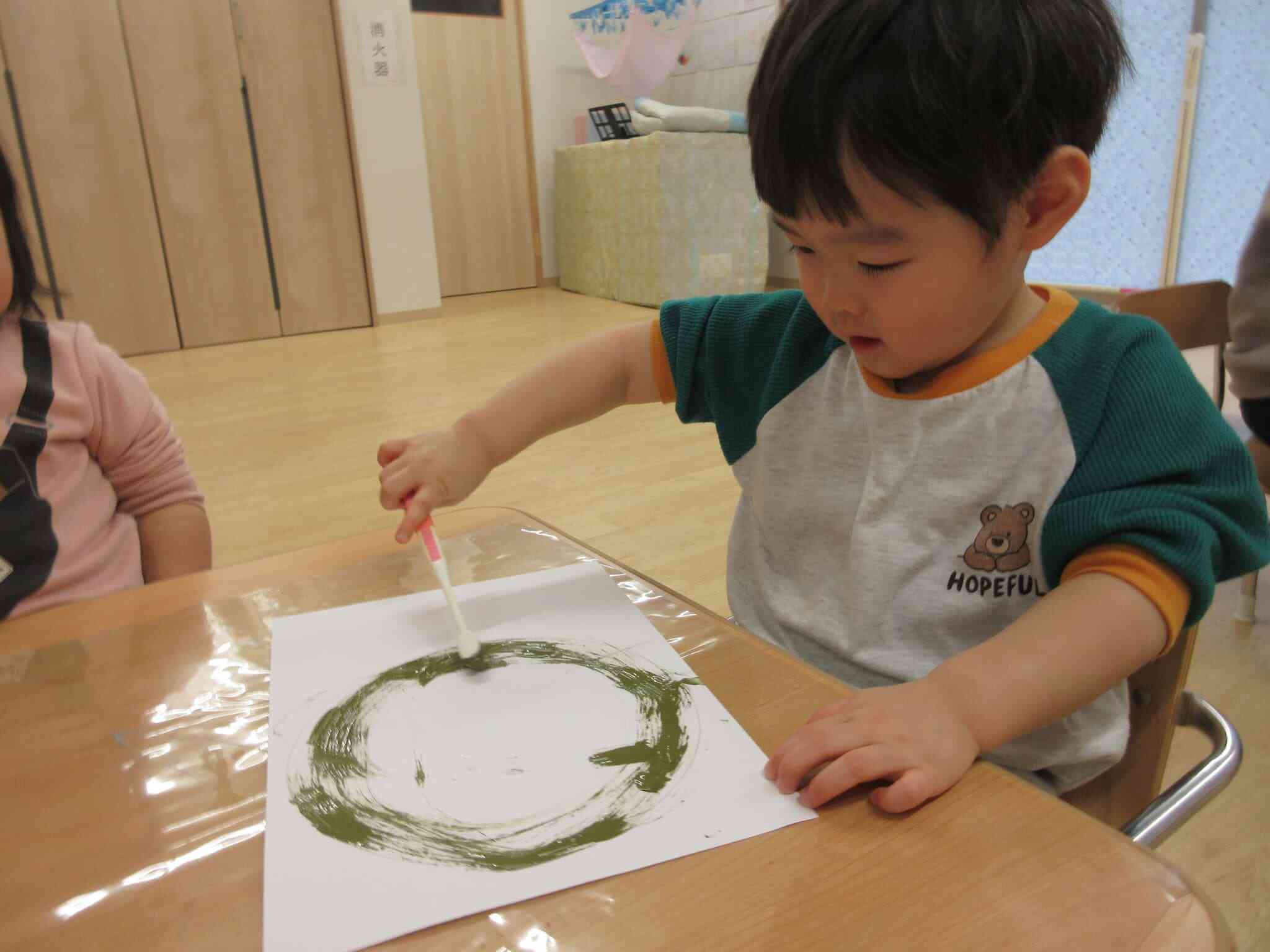 お正月の製作をしたよ！