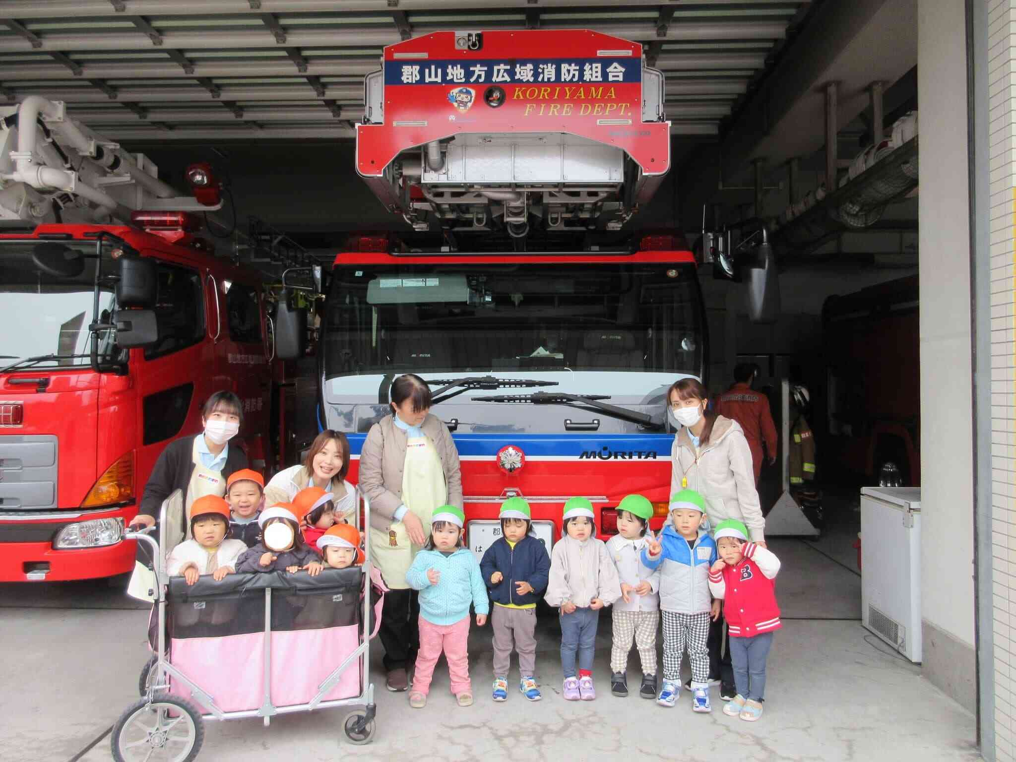 消防署見学に行ってきました！