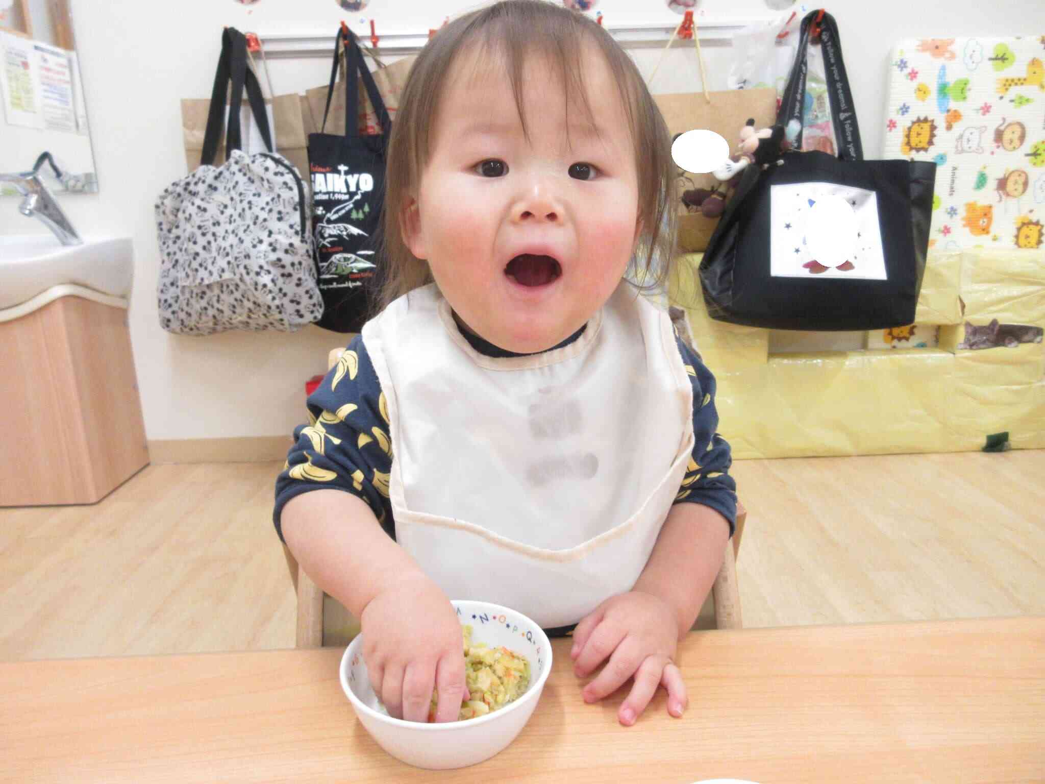 おやつ美味しいー!