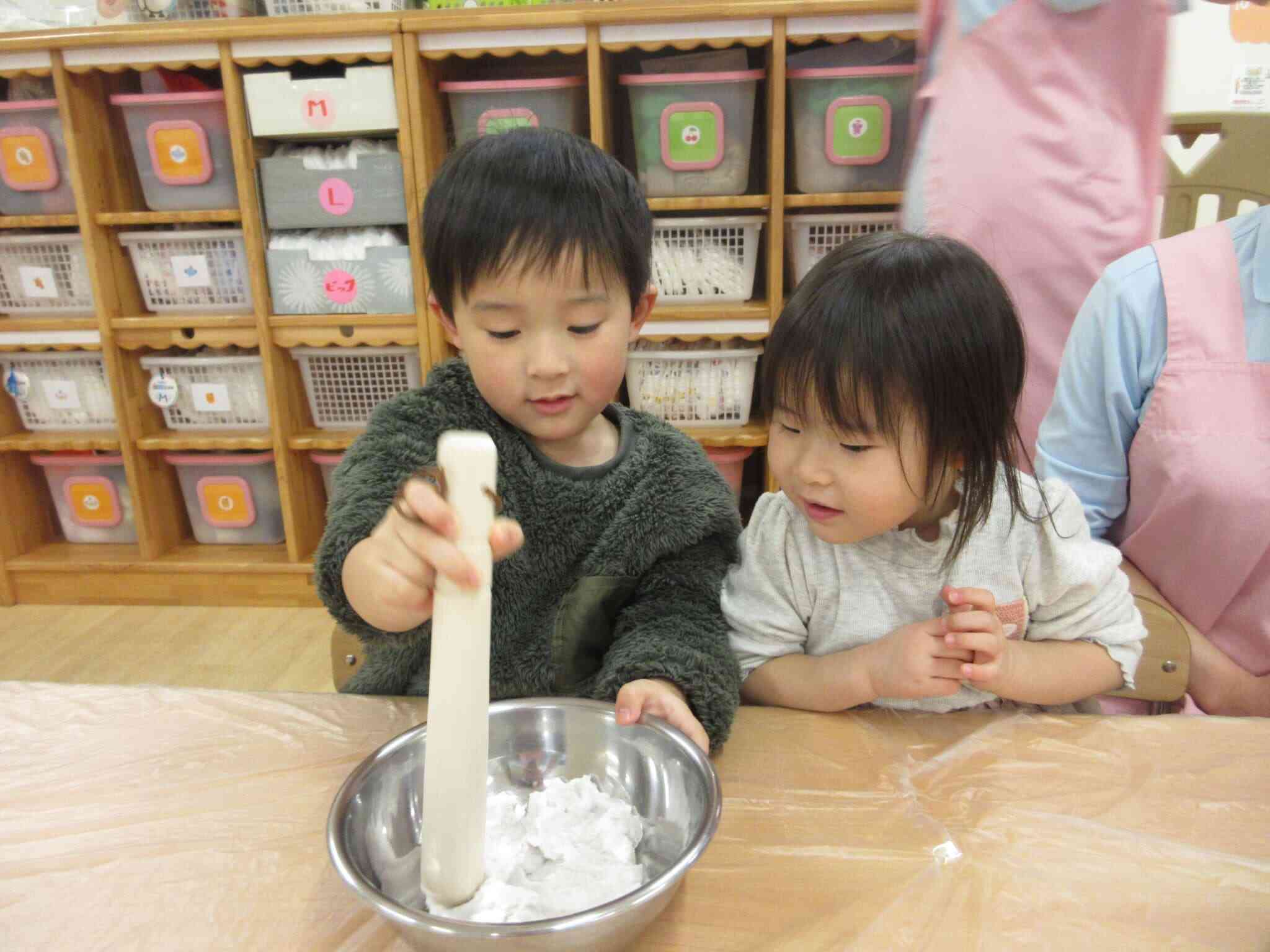 お餅みたいになってきたね♪