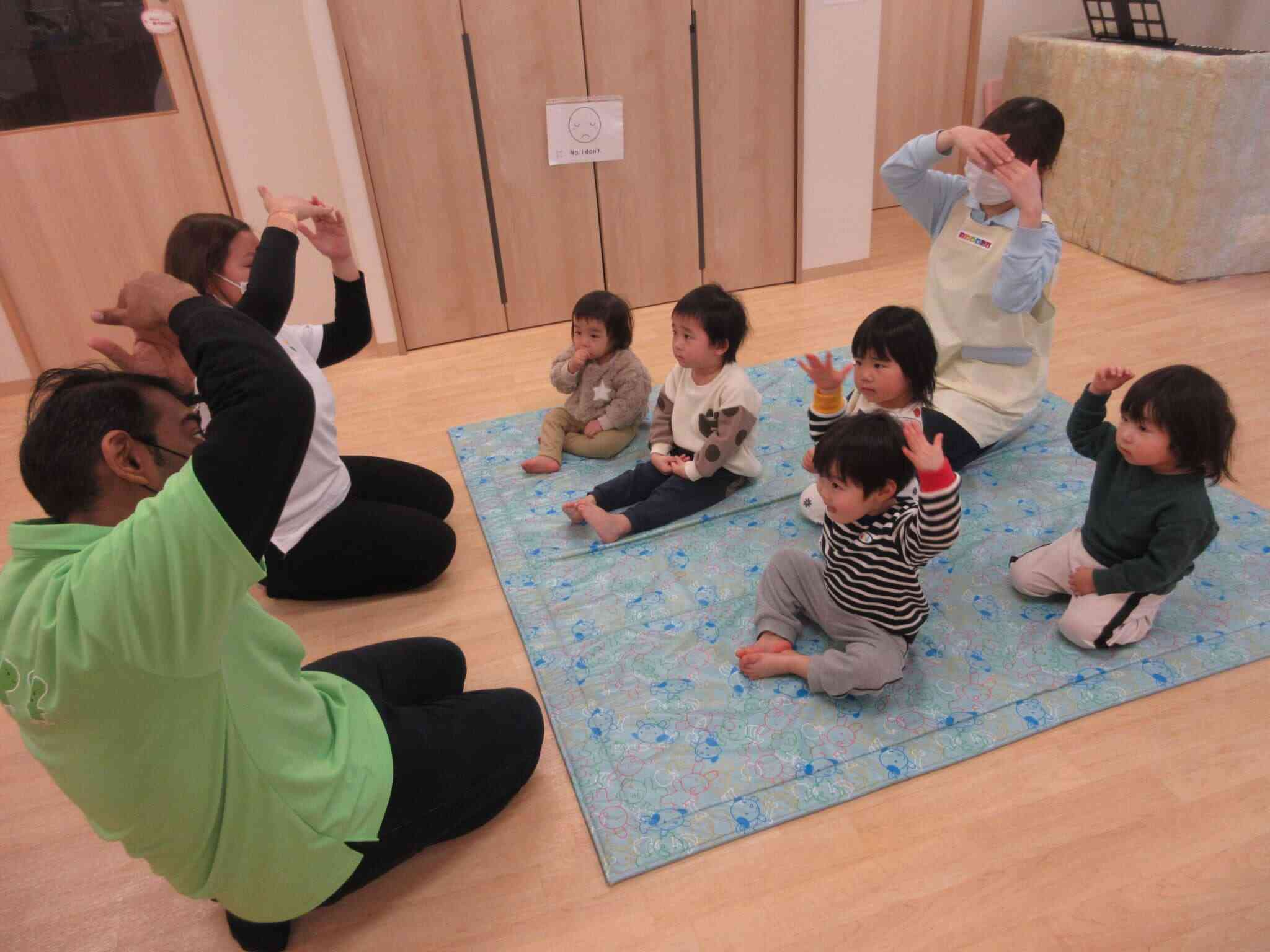 「Yes　I　do.」大きなまるで答えたよ！