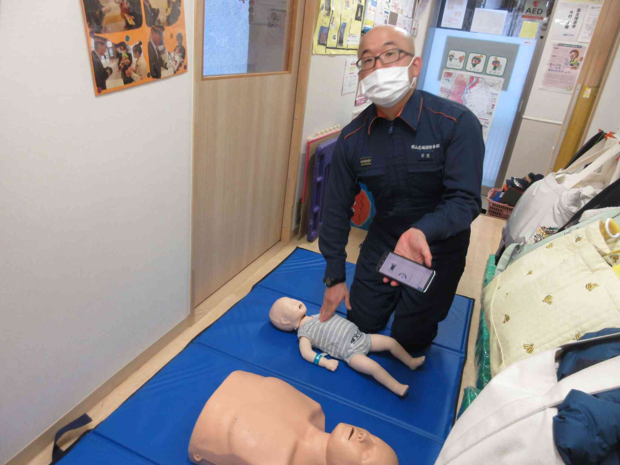 アプリと連動して、正しくできているか確認ができます。