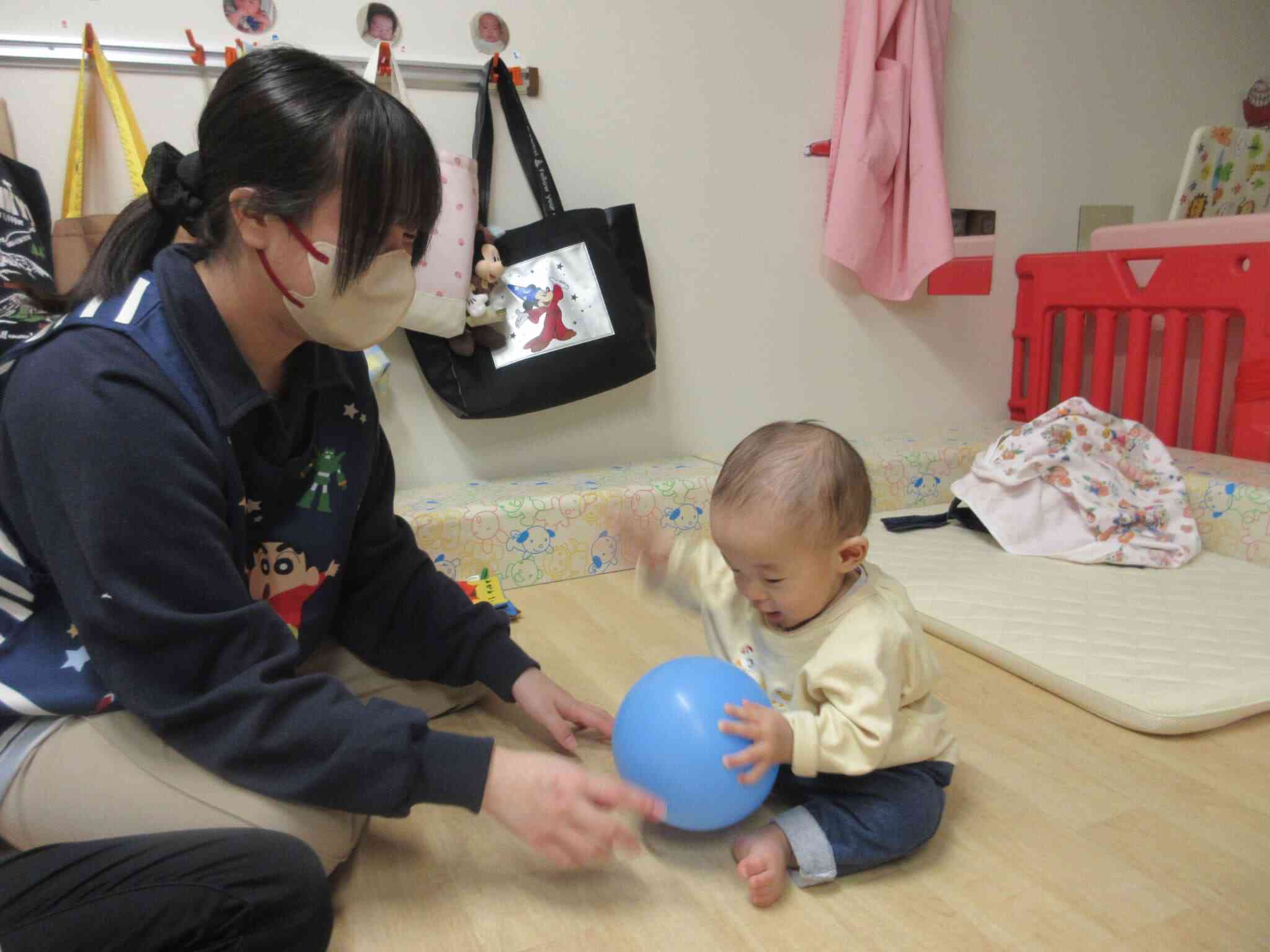 お兄さん、お姉さんにだいぶ慣れたお友だちです♡