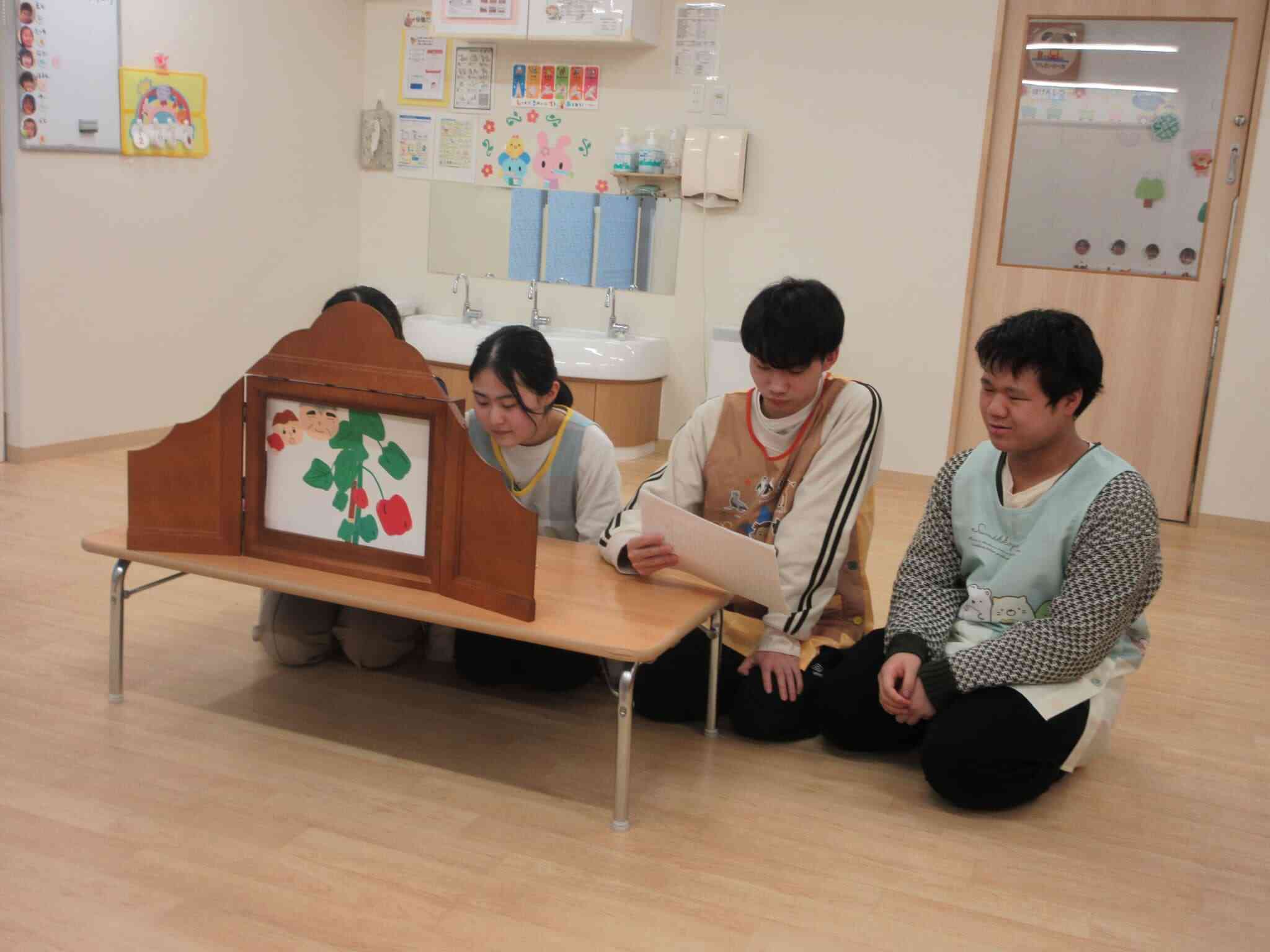 一生懸命に読んでくれました。