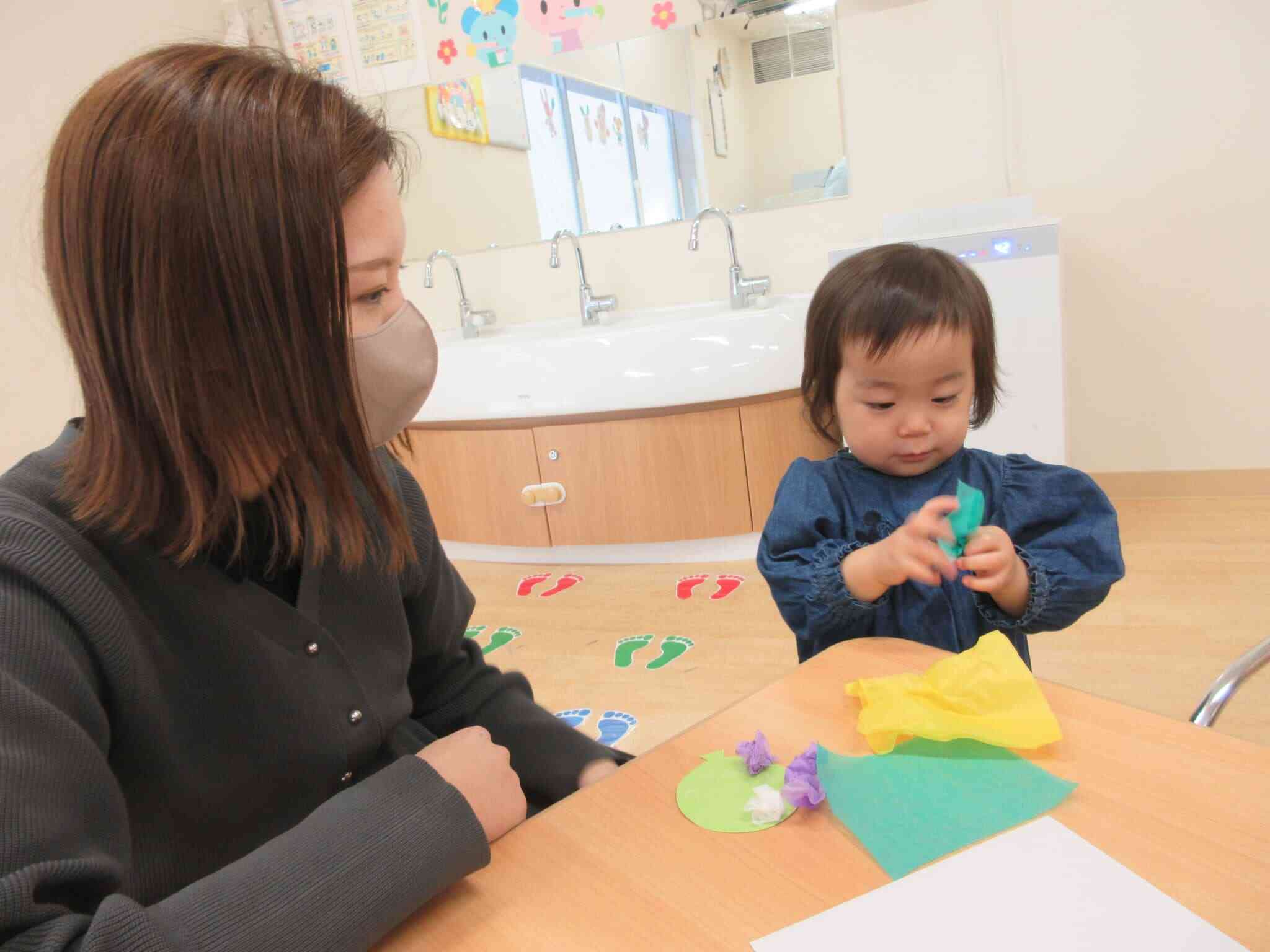 真剣なお顔でがんばっています！