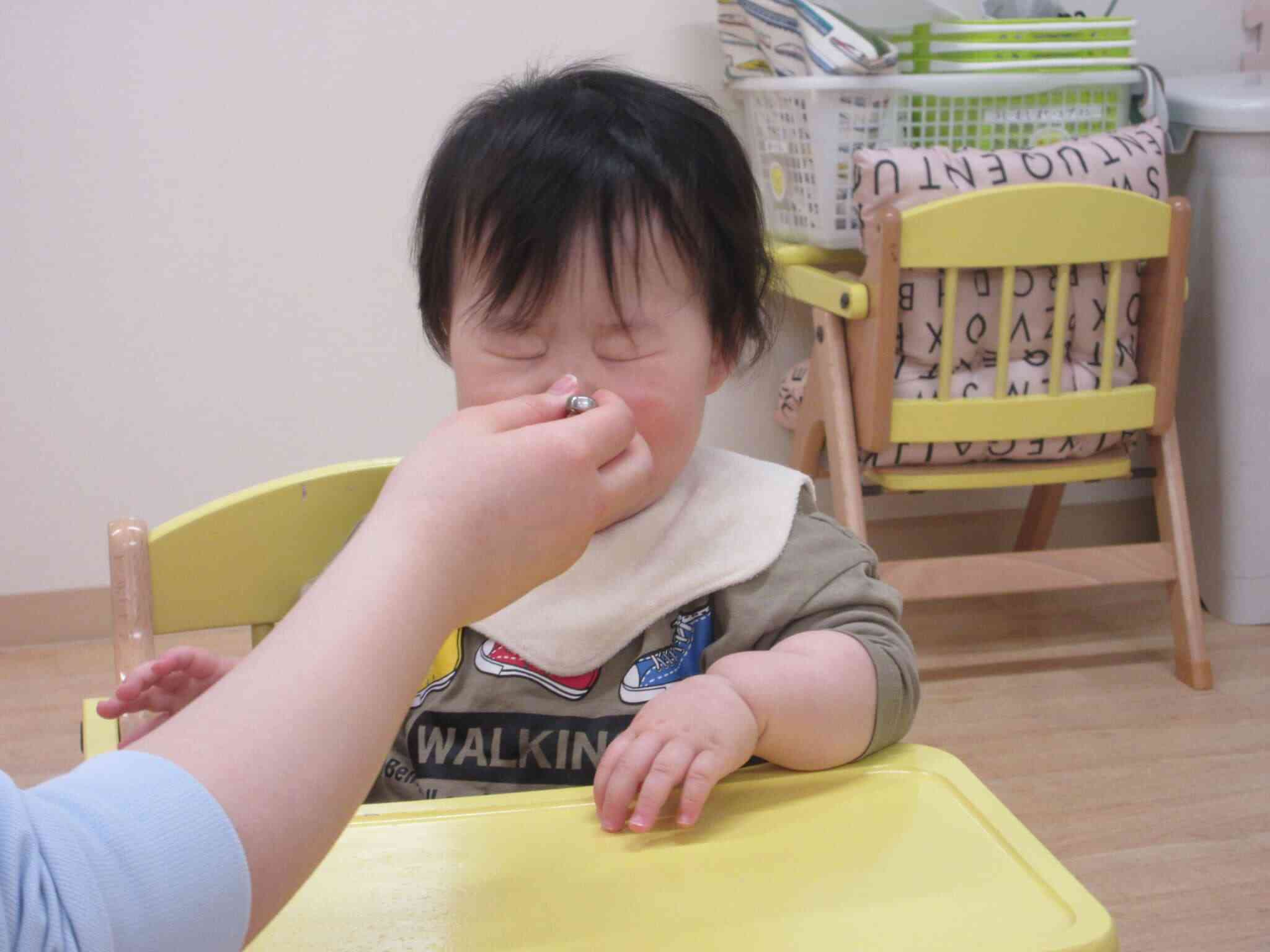 わっ！すっぱかったのかな？