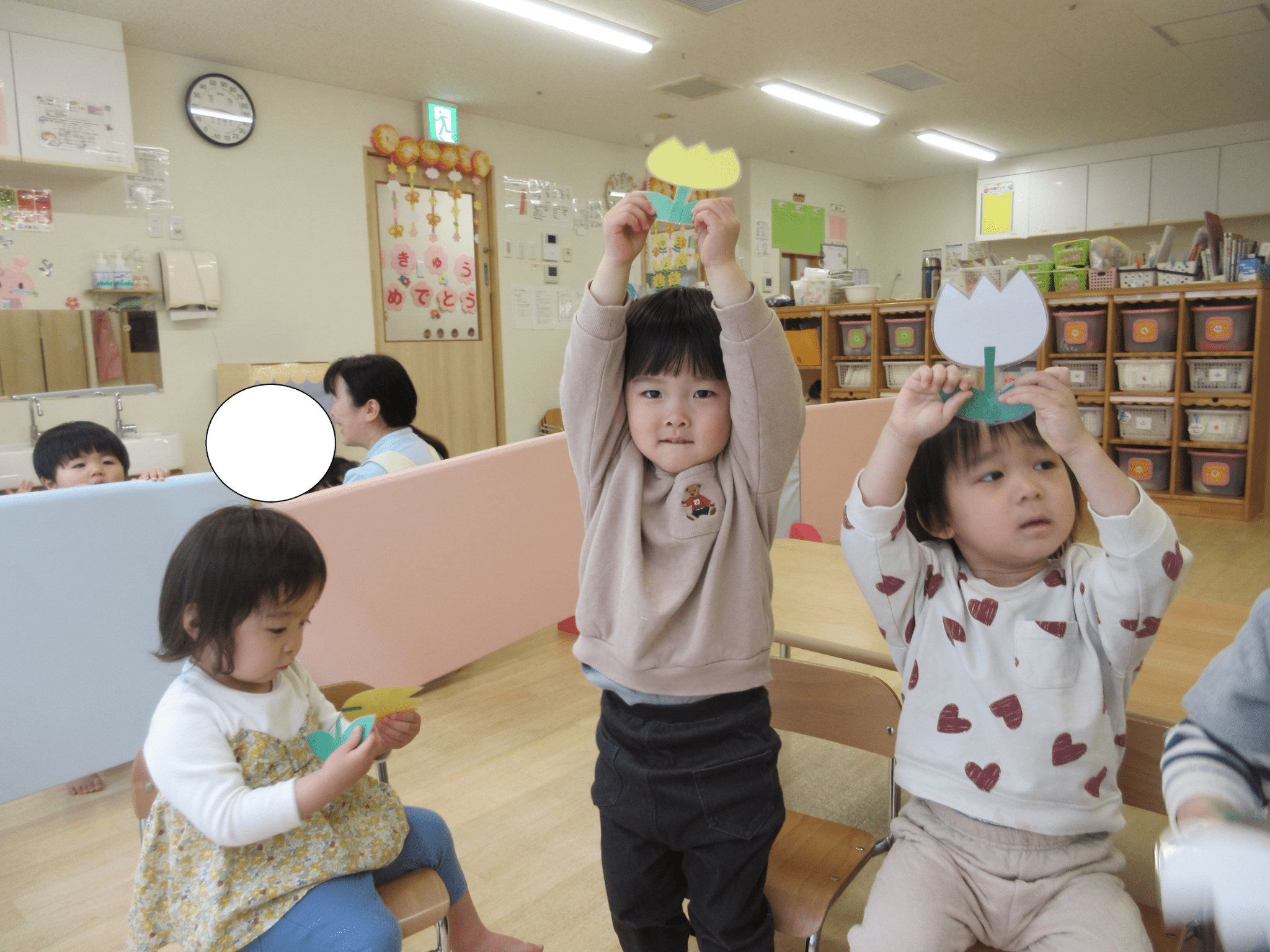 チューリップを歌ったよ！