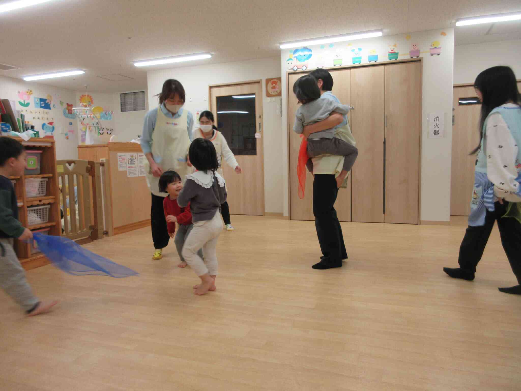 しっぽとりゲームをしたよ！