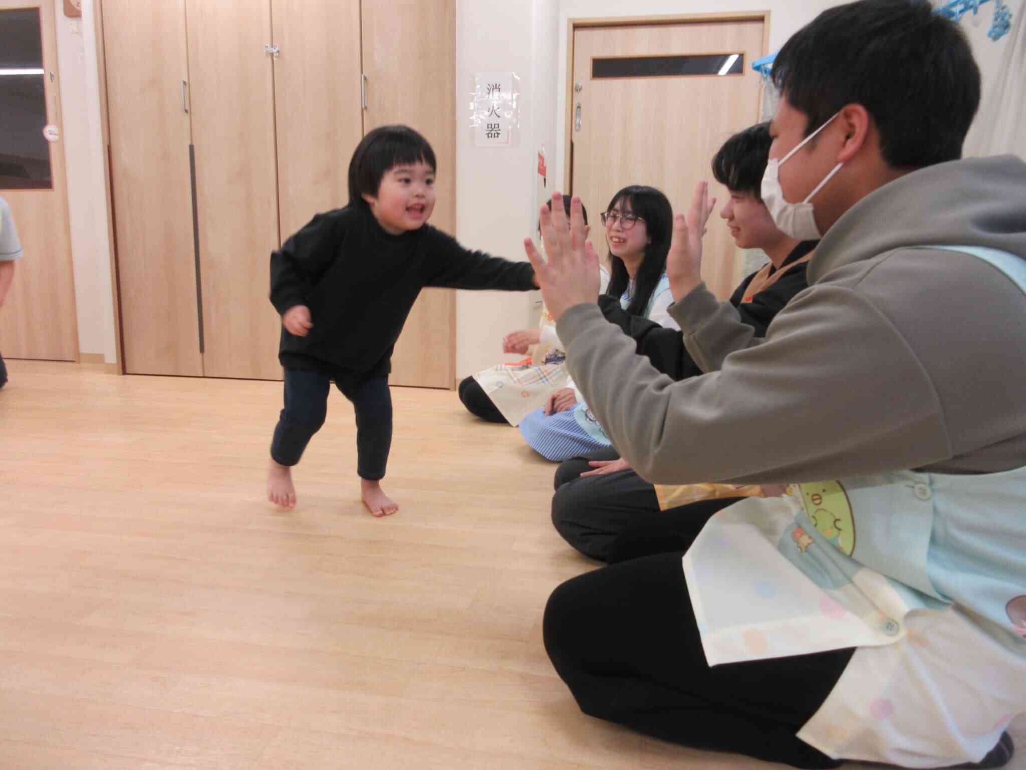 実習のお兄さん、お姉さんが遊びに来てくれました♡