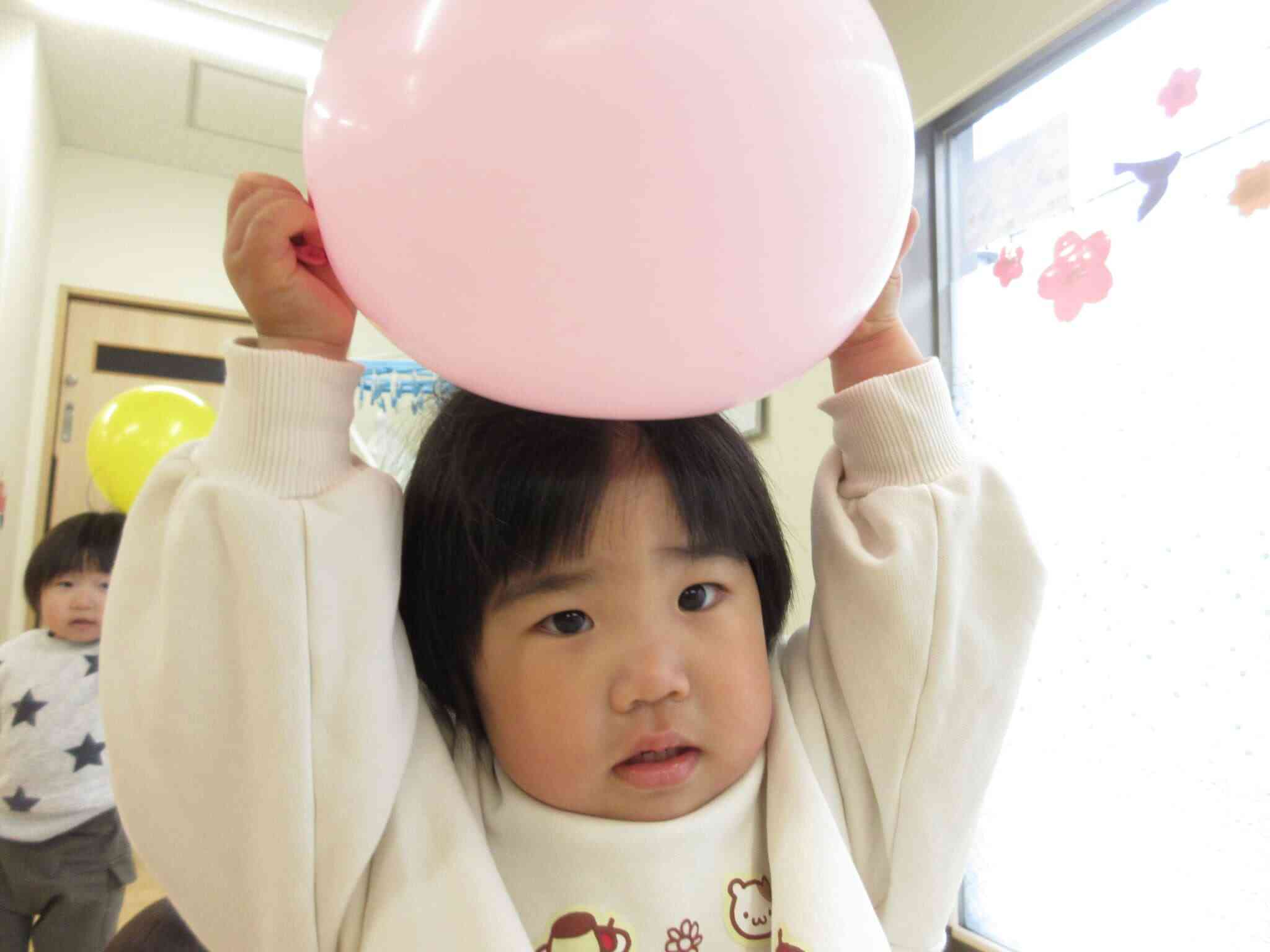 頭の上にのせて～