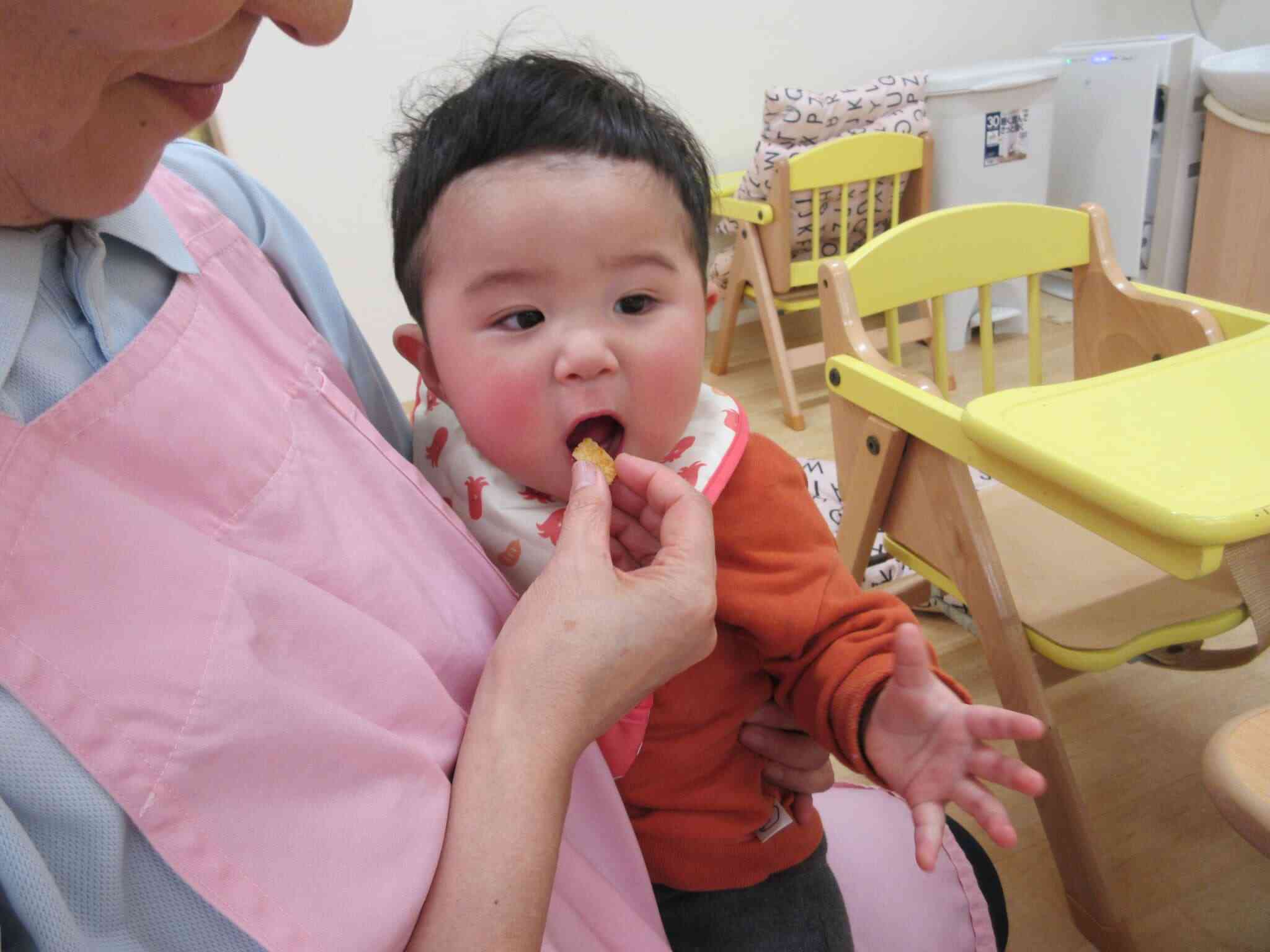 おやつも給食も美味しいね！
