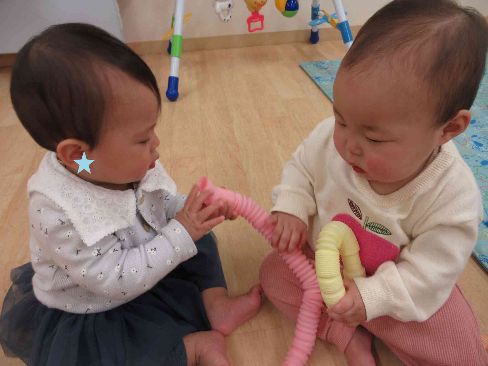 新しい場所に少しドキドキ…