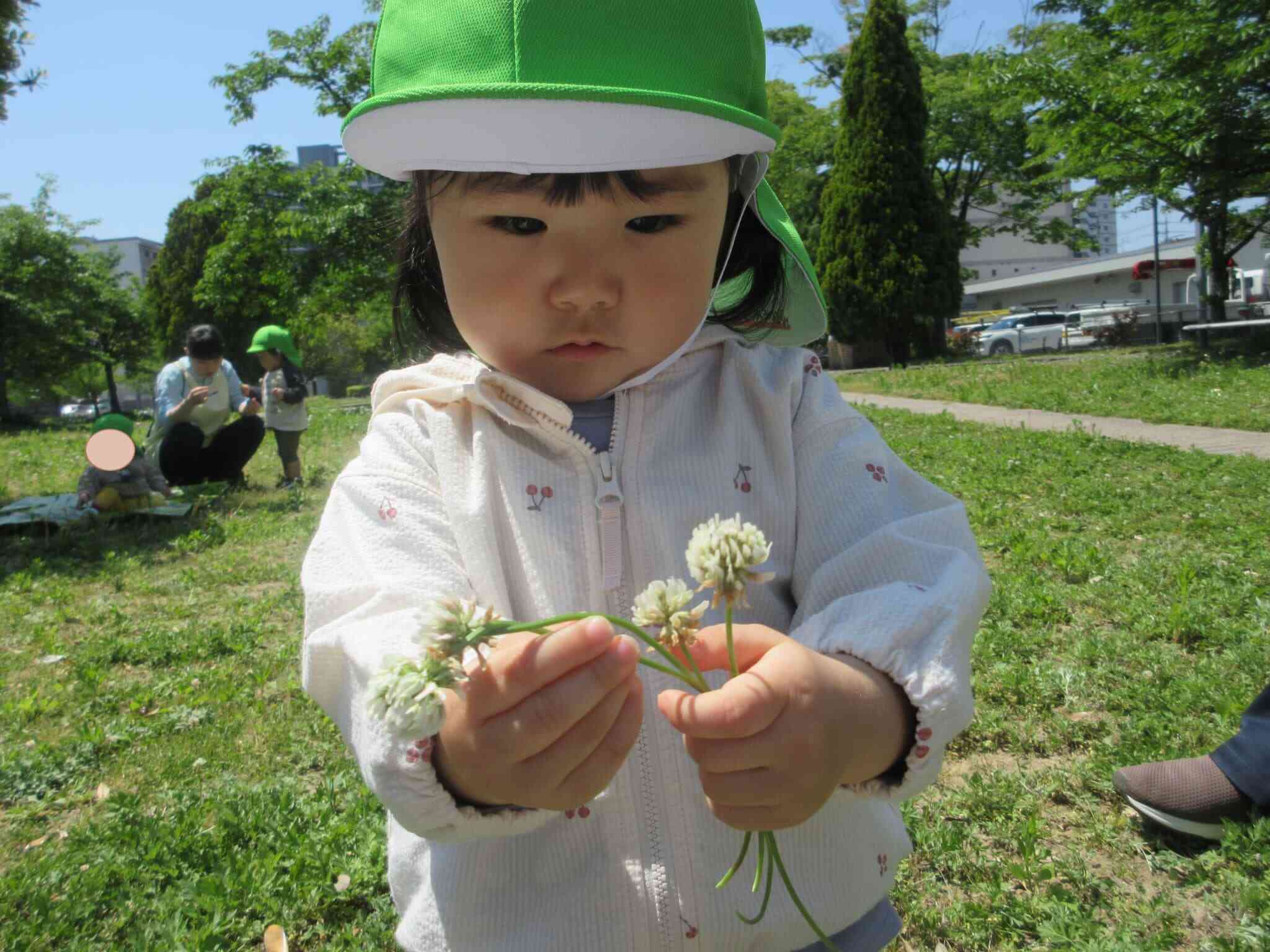 お花が、いち、に・・・