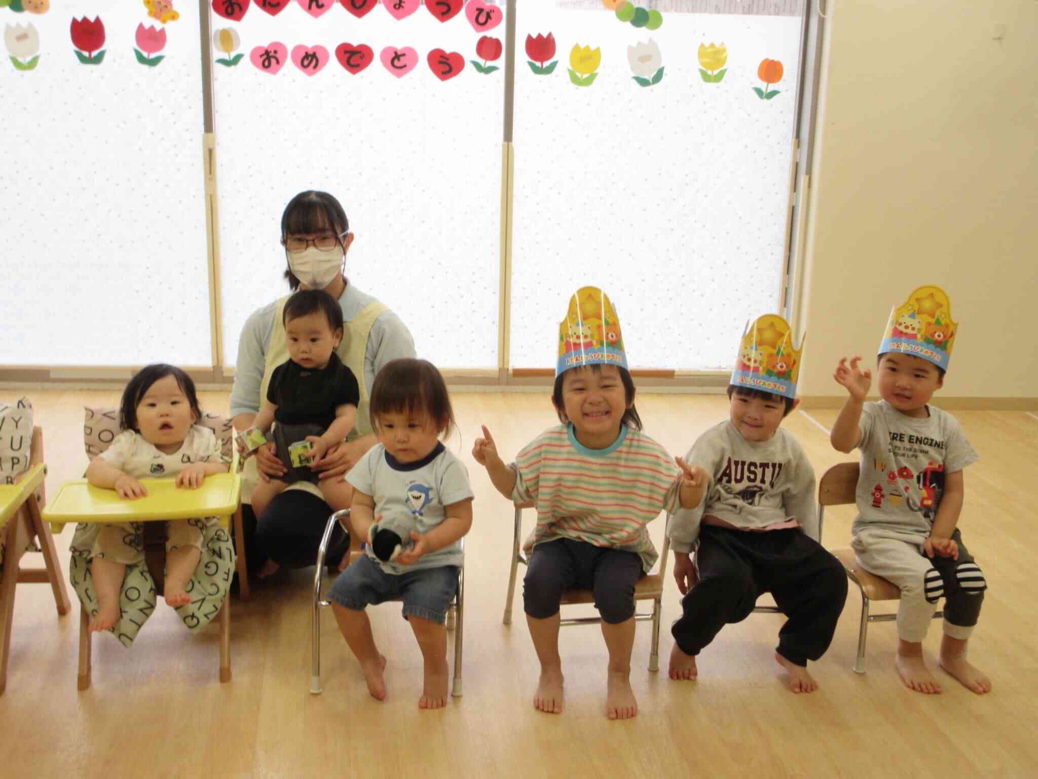 ４月・５月生まれのお友だちお誕生日おめでとう☆彡